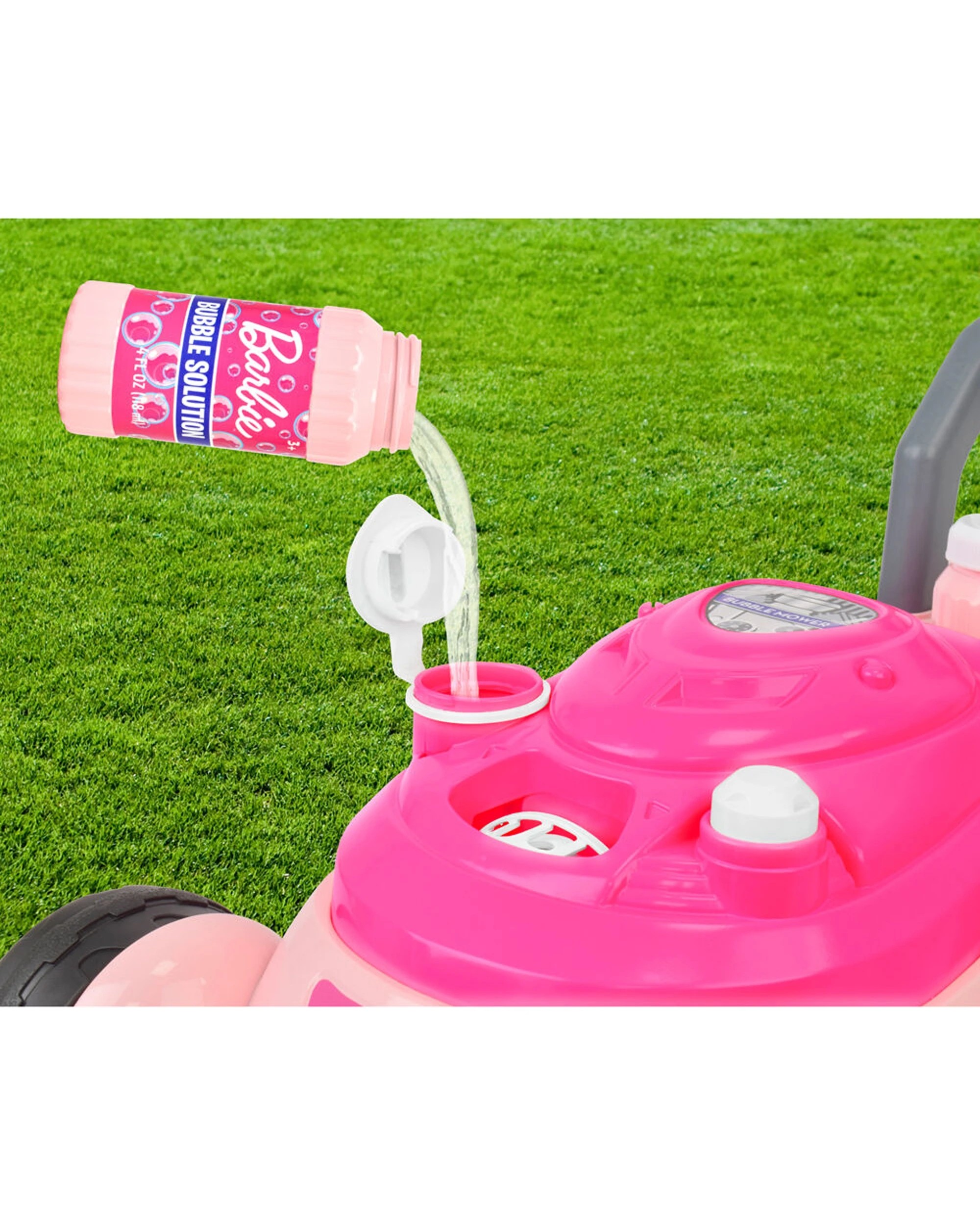 6 Barbie Bubble N Go Lawn Mower Automatic Bubbles Kids Outdoor Toy - Pink, 6 of 7