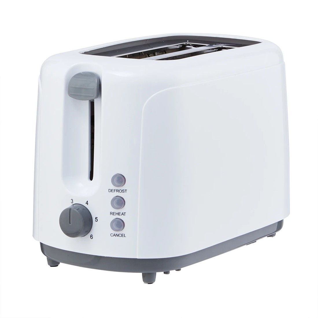 4 2 Slice Toaster - White, 4 of 6