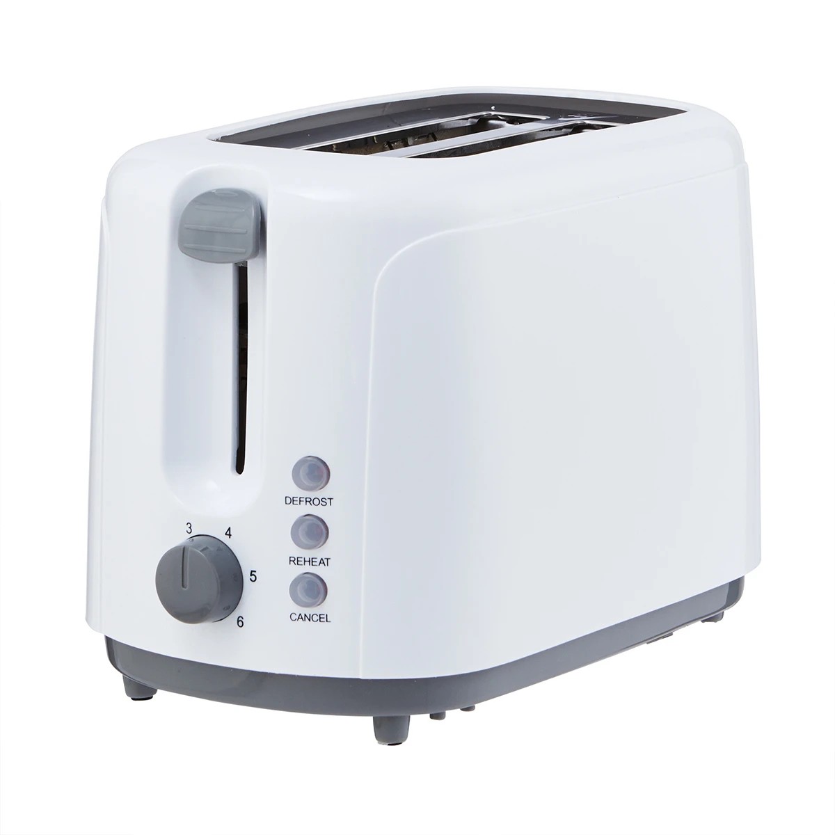 4 2 Slice Toaster - White, 4 of 6