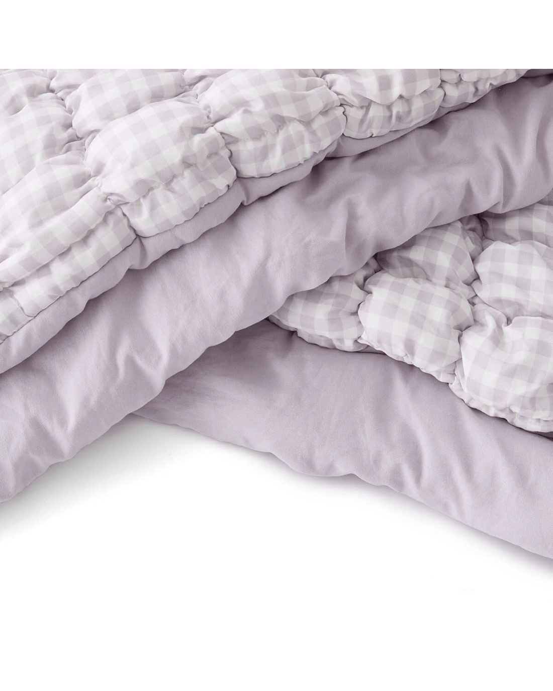 5 Quilted Puff Comforter Set - Queen Bed, Lilac, 5 of 6