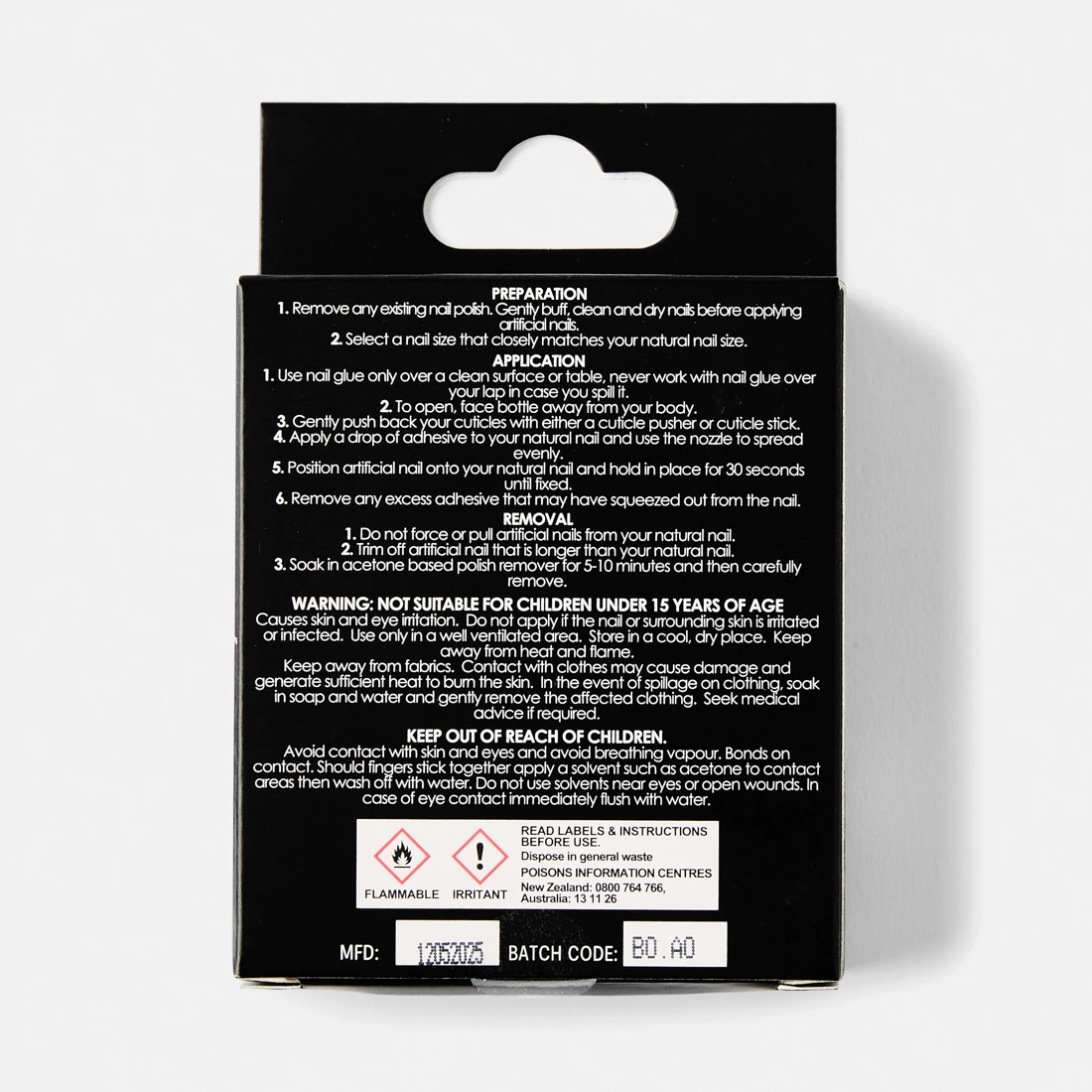 2 OXX Cosmetics 24 Pack Artificial Nails with Adhesive - Squareletto Shape, Pink Glitter, 2 of 4