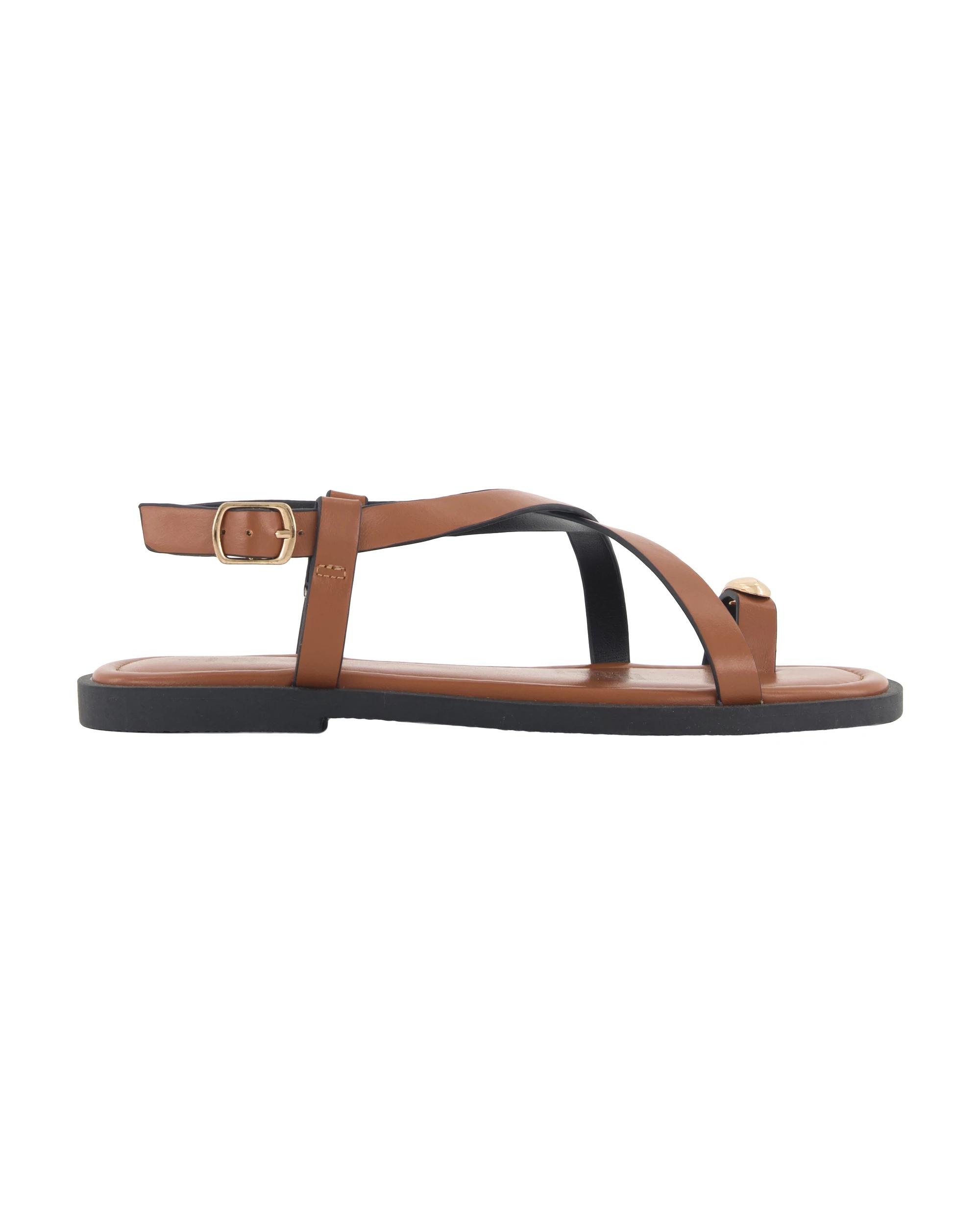 1 Hardware Strappy Sandals Tan, 1 of 3