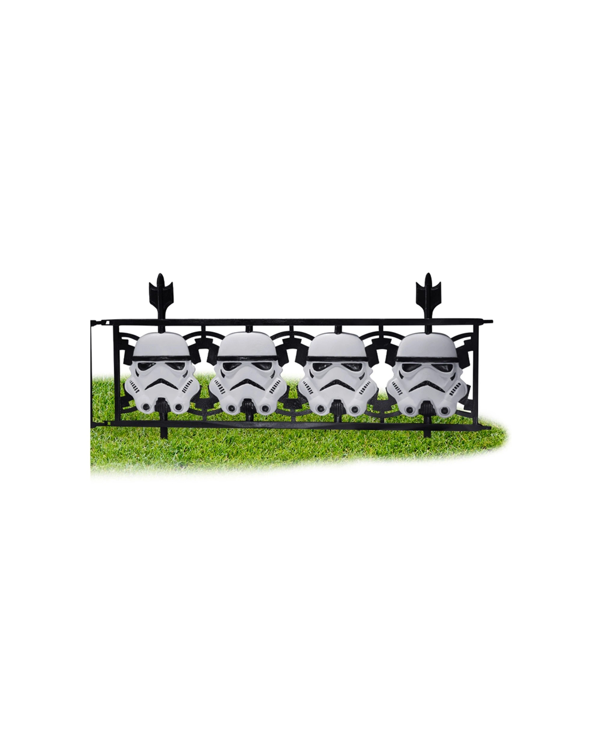 3 Star Wars Stormtrooper Plastic Fence Decorative Display - Grey, 3 of 3