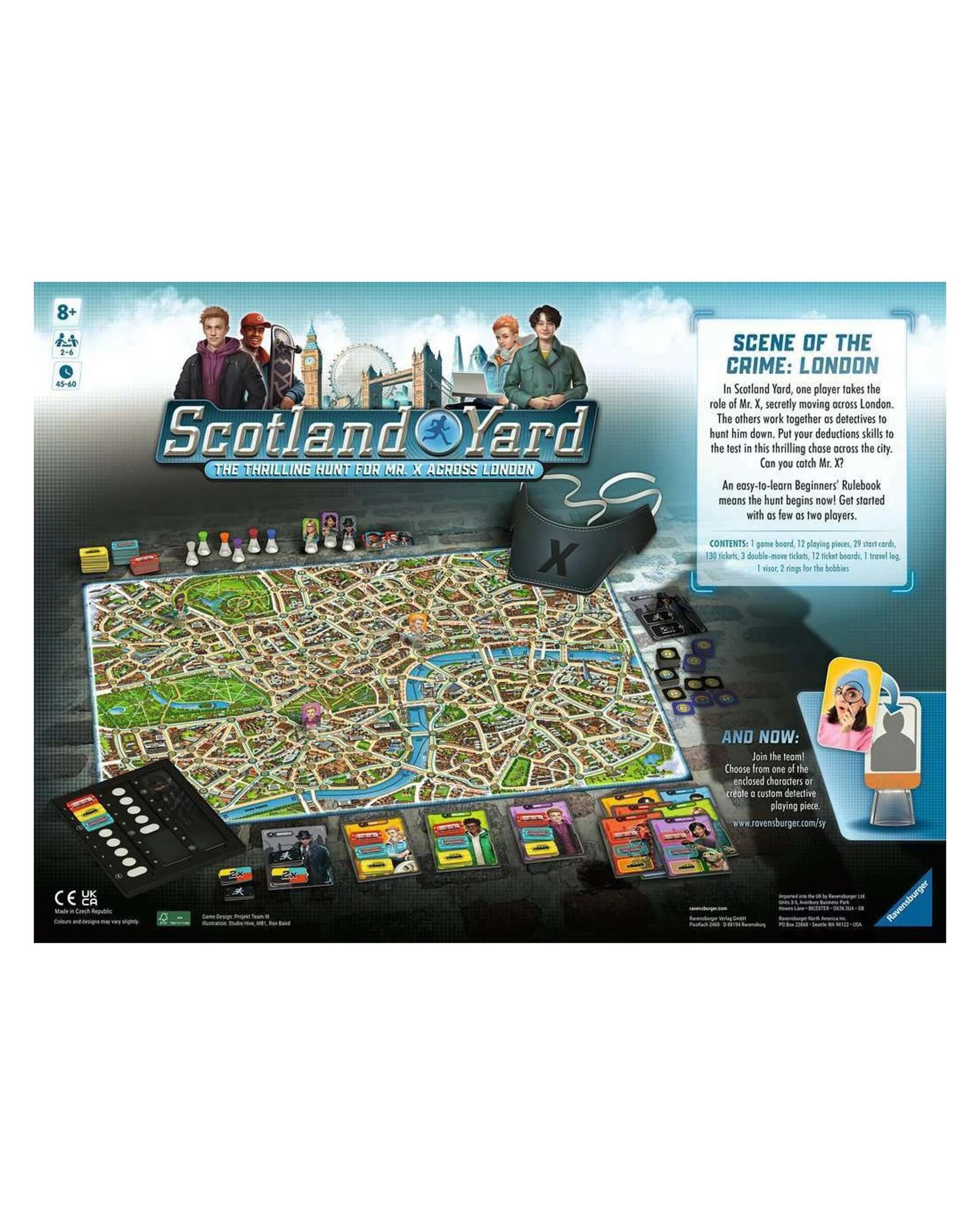 3 Scotland Yard Board Game, 3 of 3