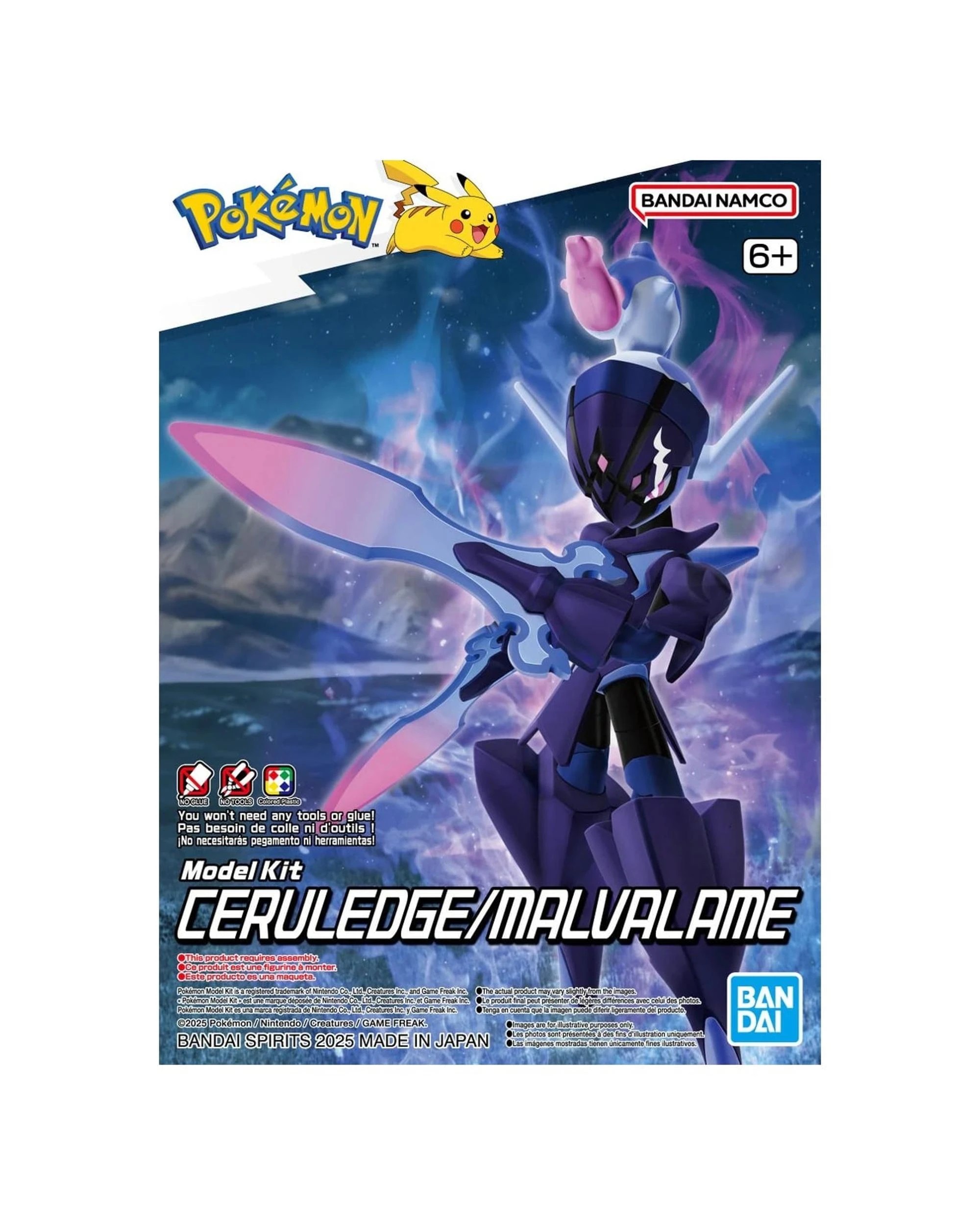 1 Bandai Pokemon Ceruledge Model Kit, 1 of 10