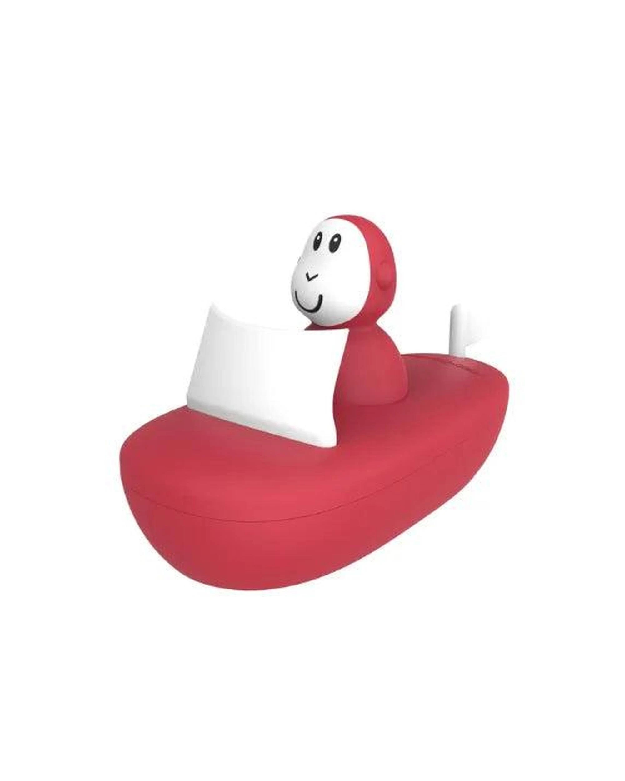 1 Matchstick Monkey Bath Time Boat Set - Red, 1 of 3