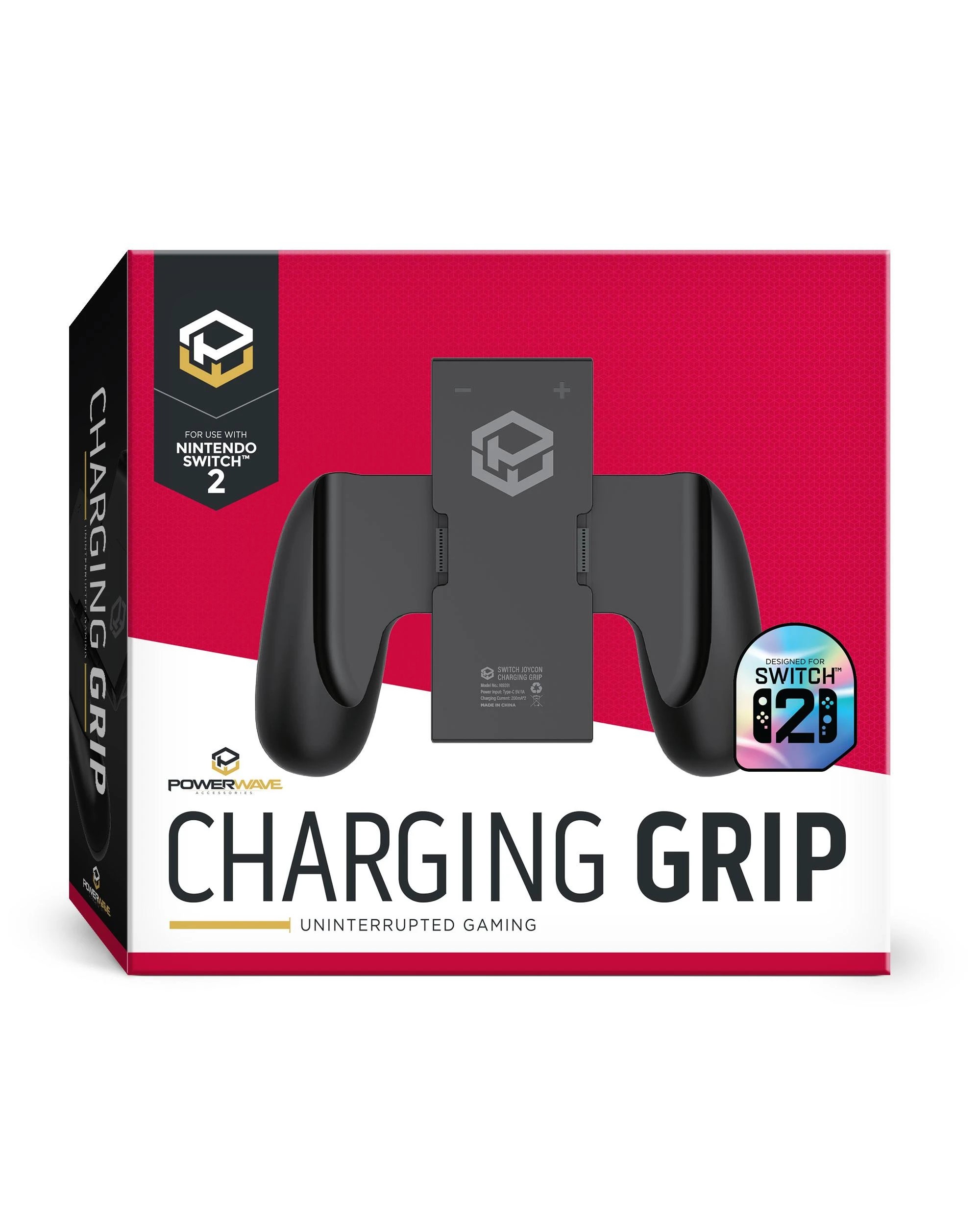 1 Powerwave Charging Grip for Nintendo Switch 2 - Black, 1 of 9