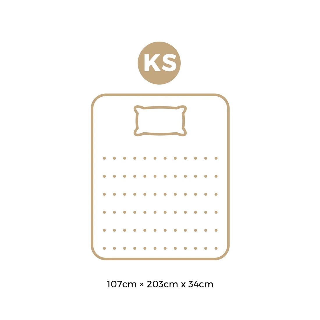 10 Bedra Bedding Mattress 9 Zone Latex Foam Pocket Spring Medium 34cm King Single
 - Multi, 10 of 10