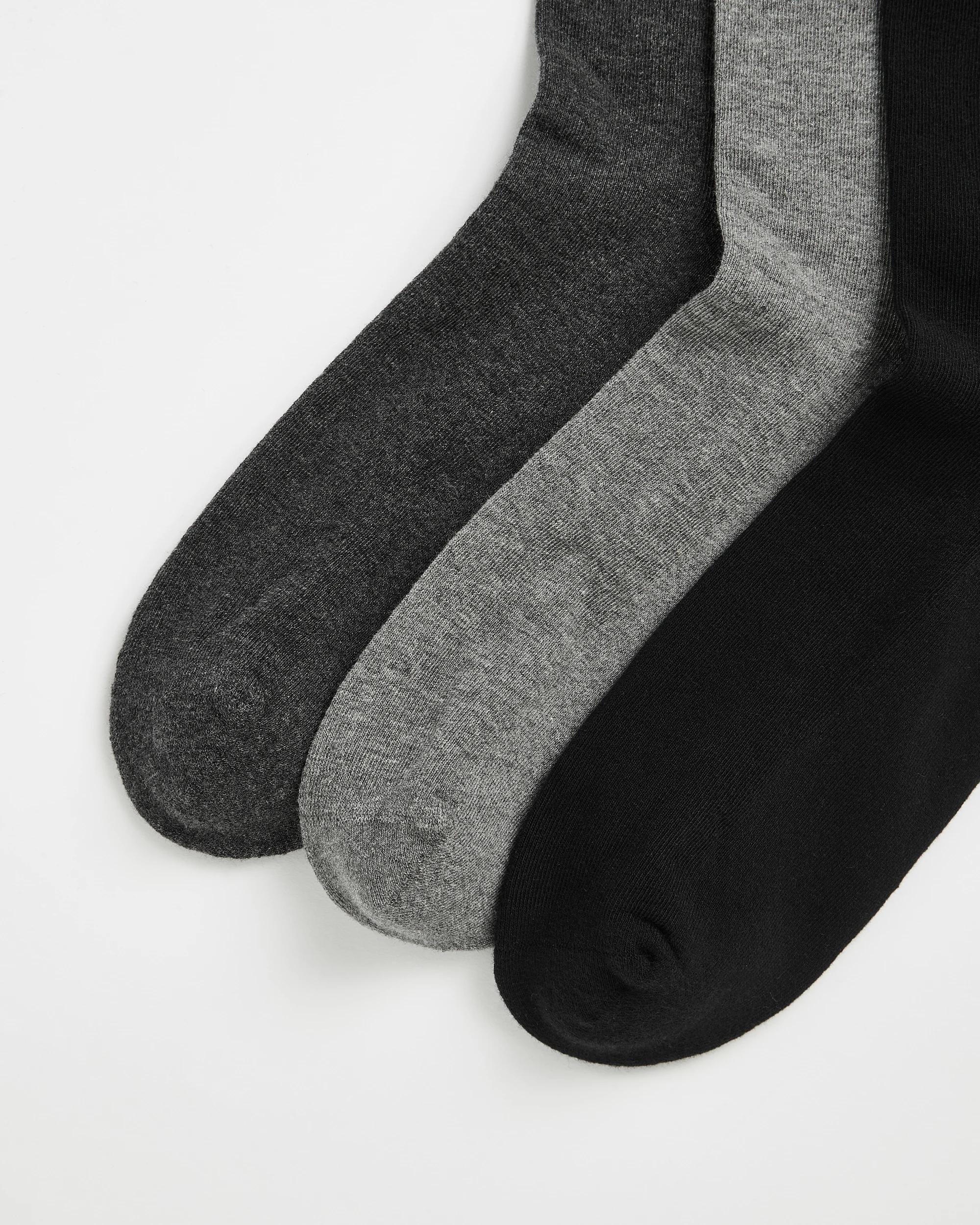 2 Maxx Australian Cotton Blend 3 Pack Comfort Socks MULTI, 2 of 3