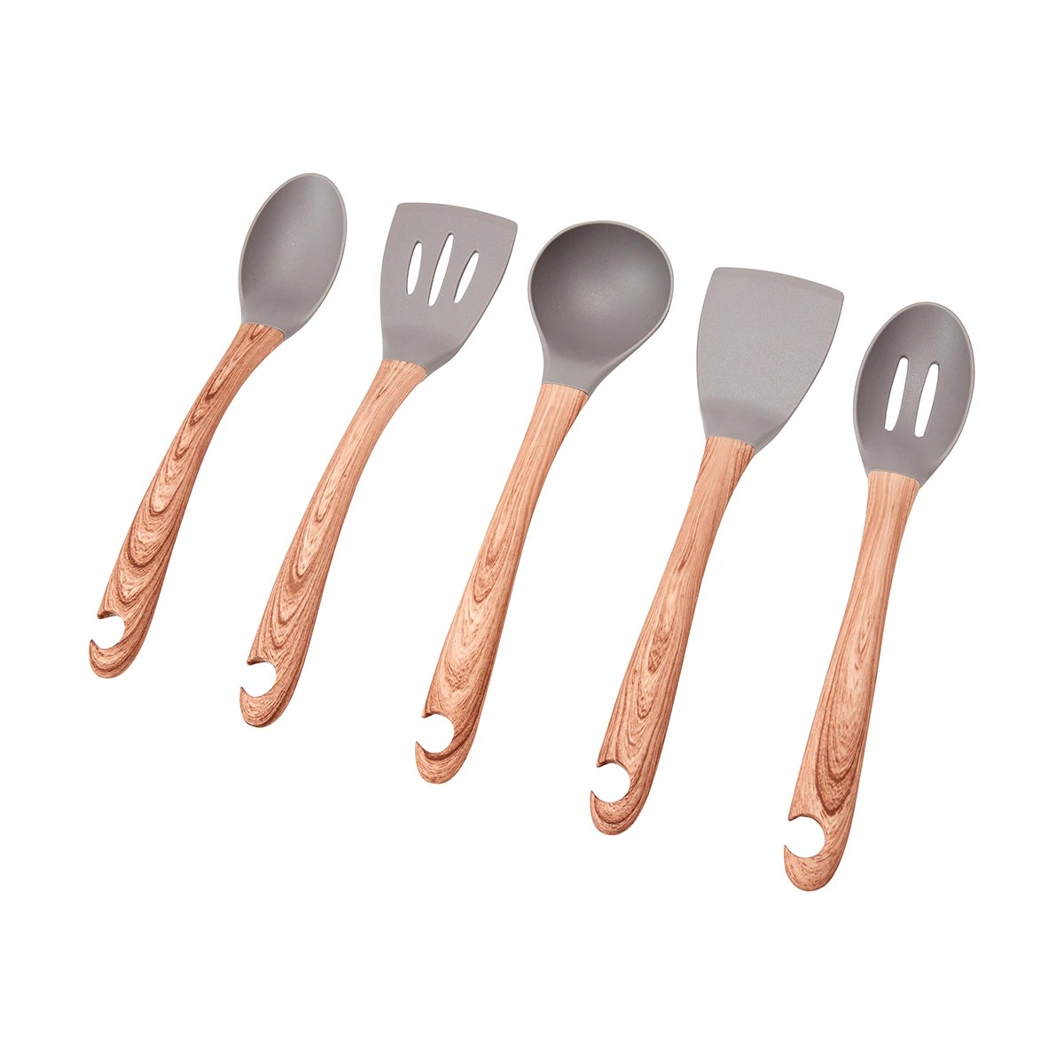 1 Wood Look Utensils Set, 1 of 5
