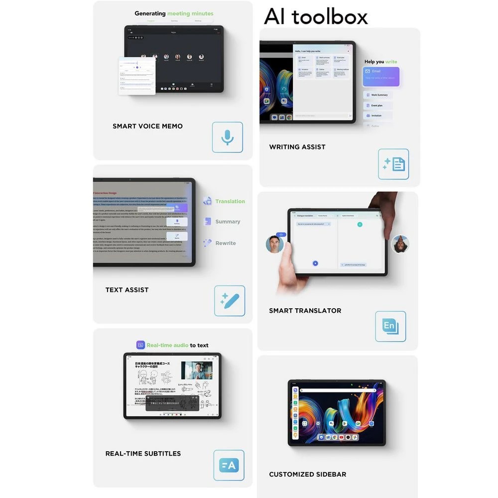 6 TCL NXTPAPER 11 Plus Tablet 11.5" 8/256GB Dark Grey, 6 of 10