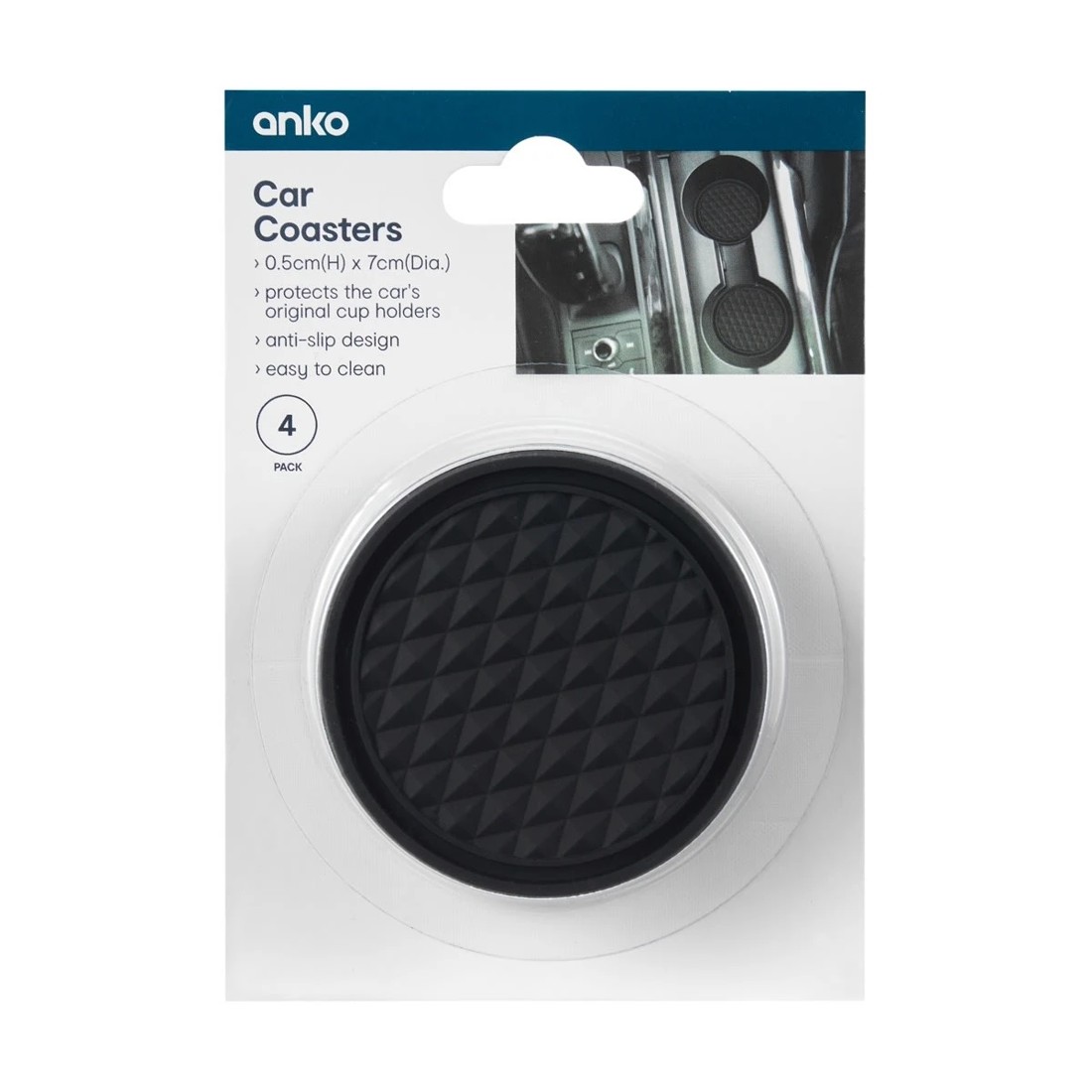 3 4 Pack Car Coasters, 3 of 4