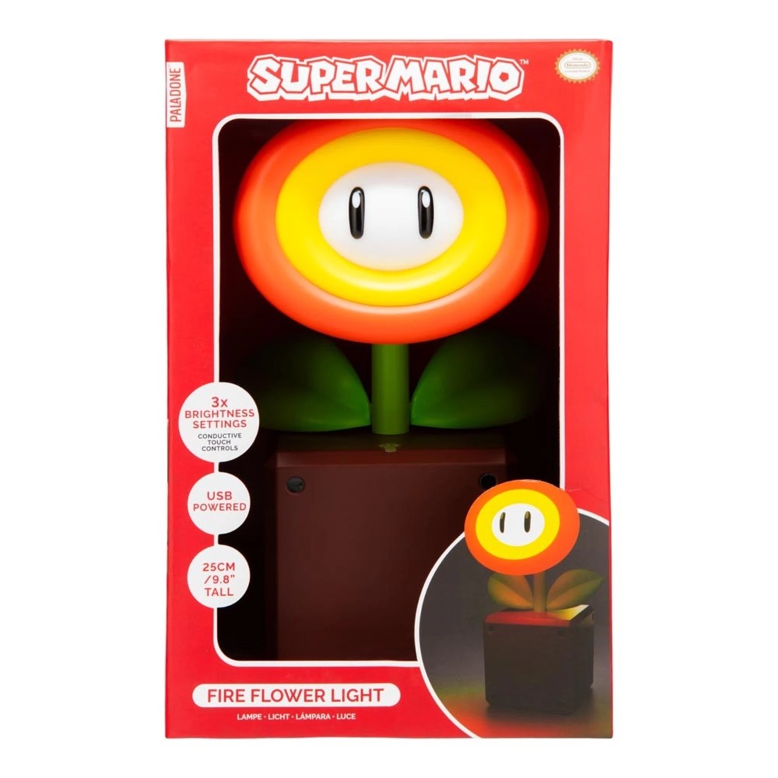 5 Nintendo - Super Mario Bros - Fire Flower Lamp - Multi, 5 of 5