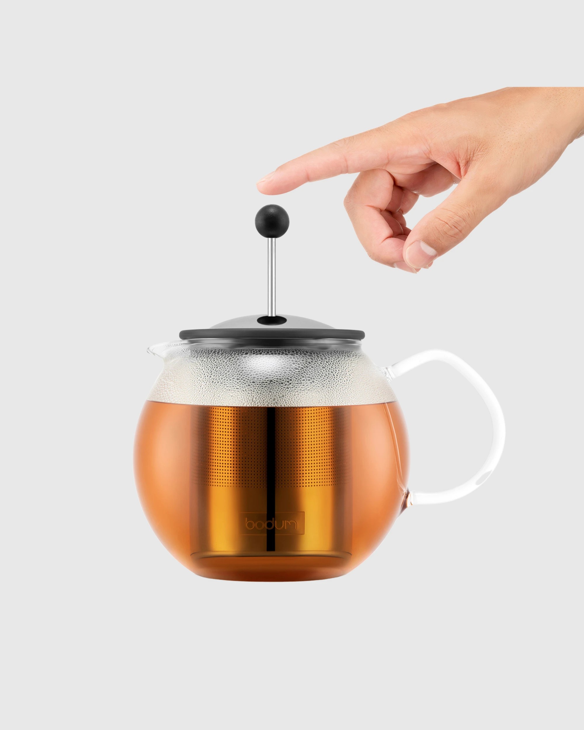 4 Bodum Assam 1L Tea Press with  Filter - Clear, 4 of 4