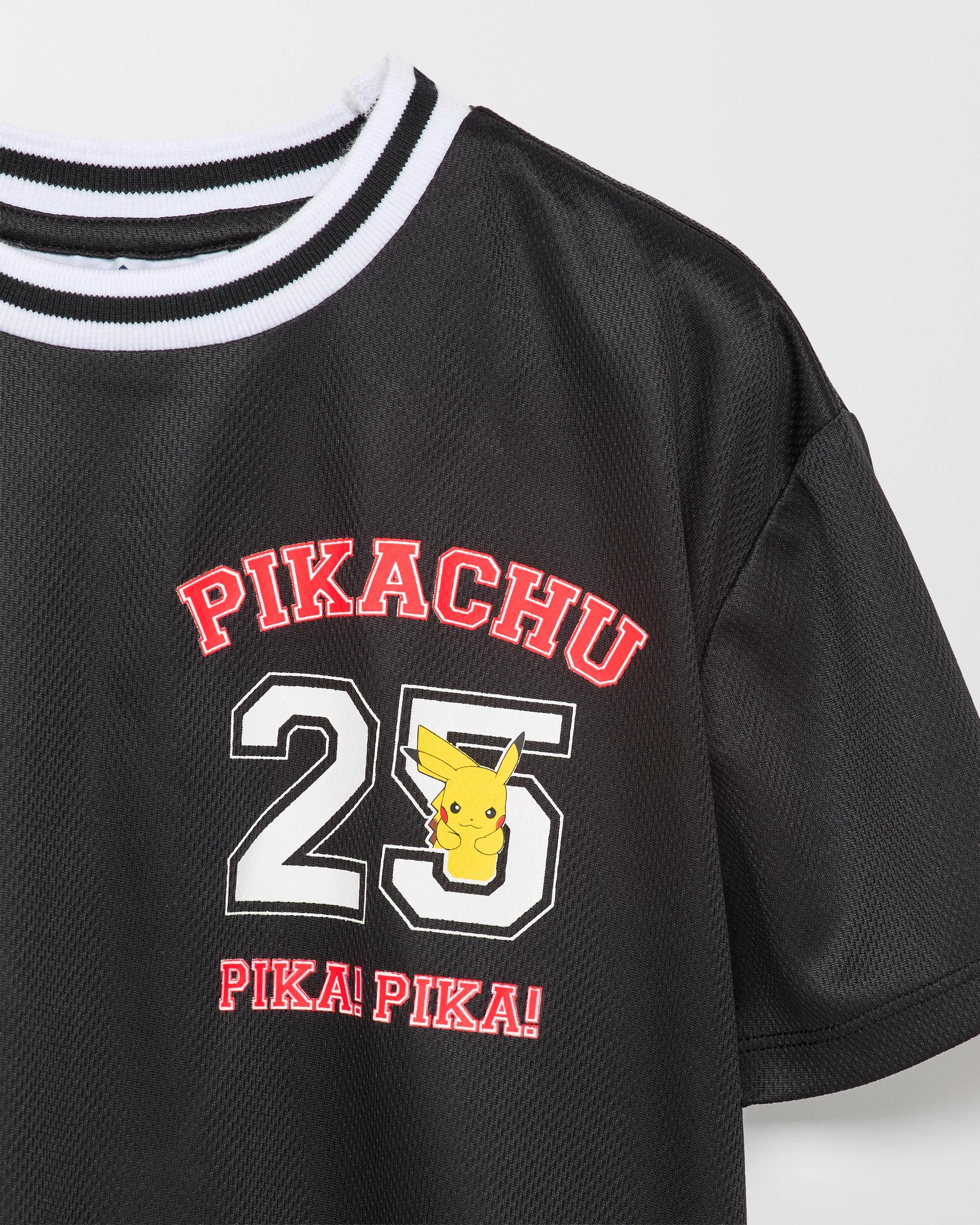 2 Pokemon Mesh T-shirt BLACK, 2 of 3
