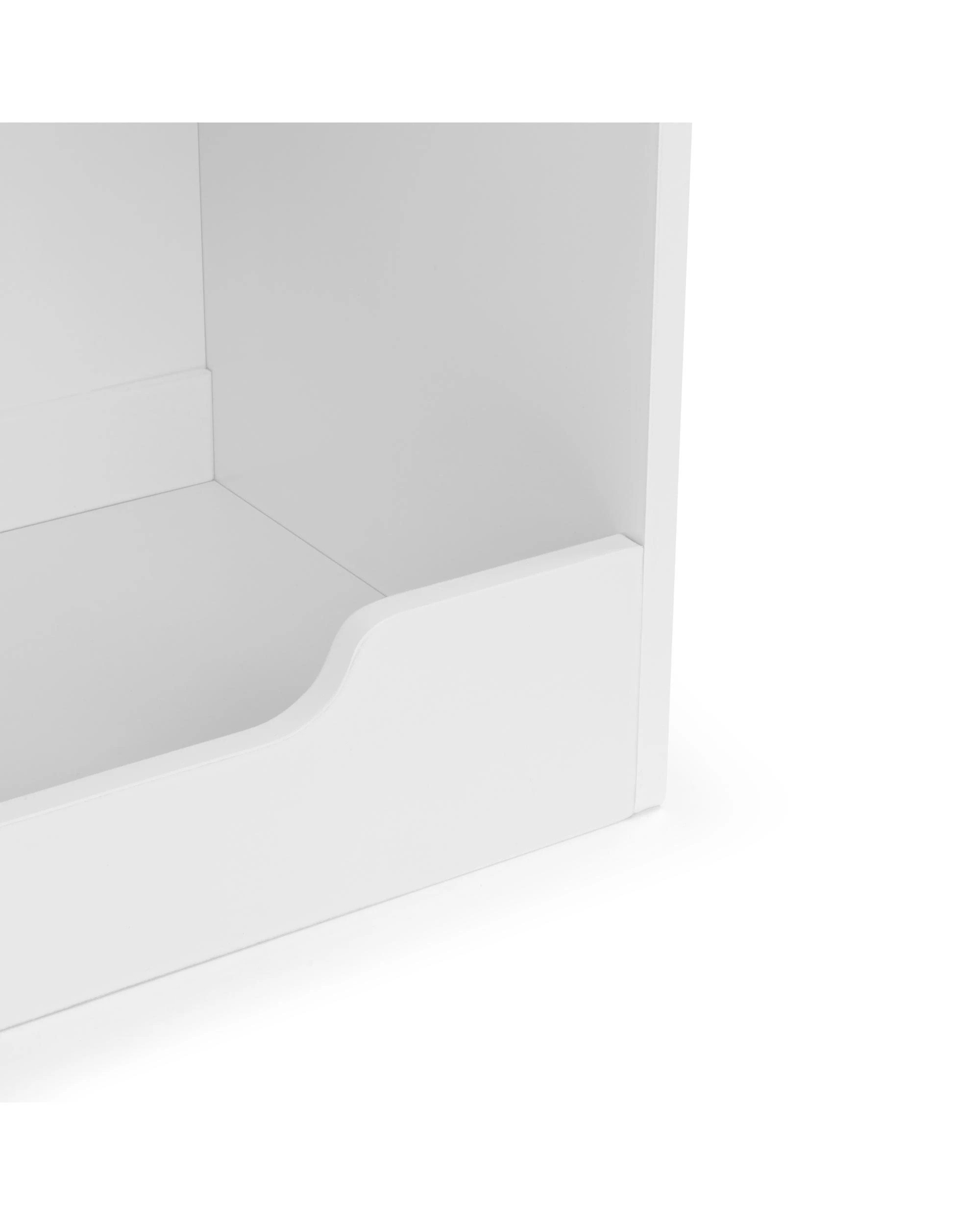 7 Kodu Kids Bookcase Bookshelf Open Shelving 3 Levels - White, 7 of 7