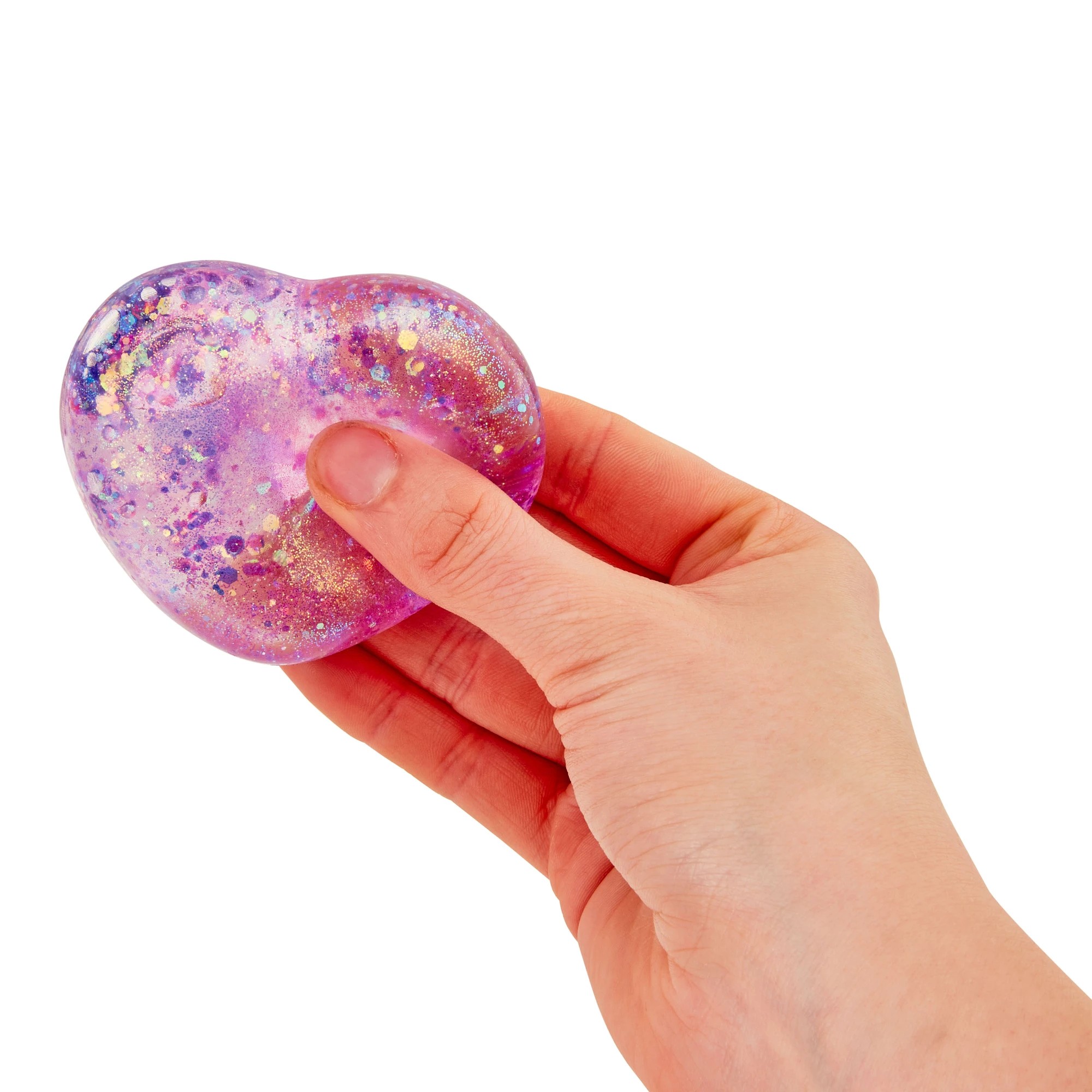 7 3 Pack ToyMania Squish and Squiggle Squishy Hearts - Assorted, 7 of 7