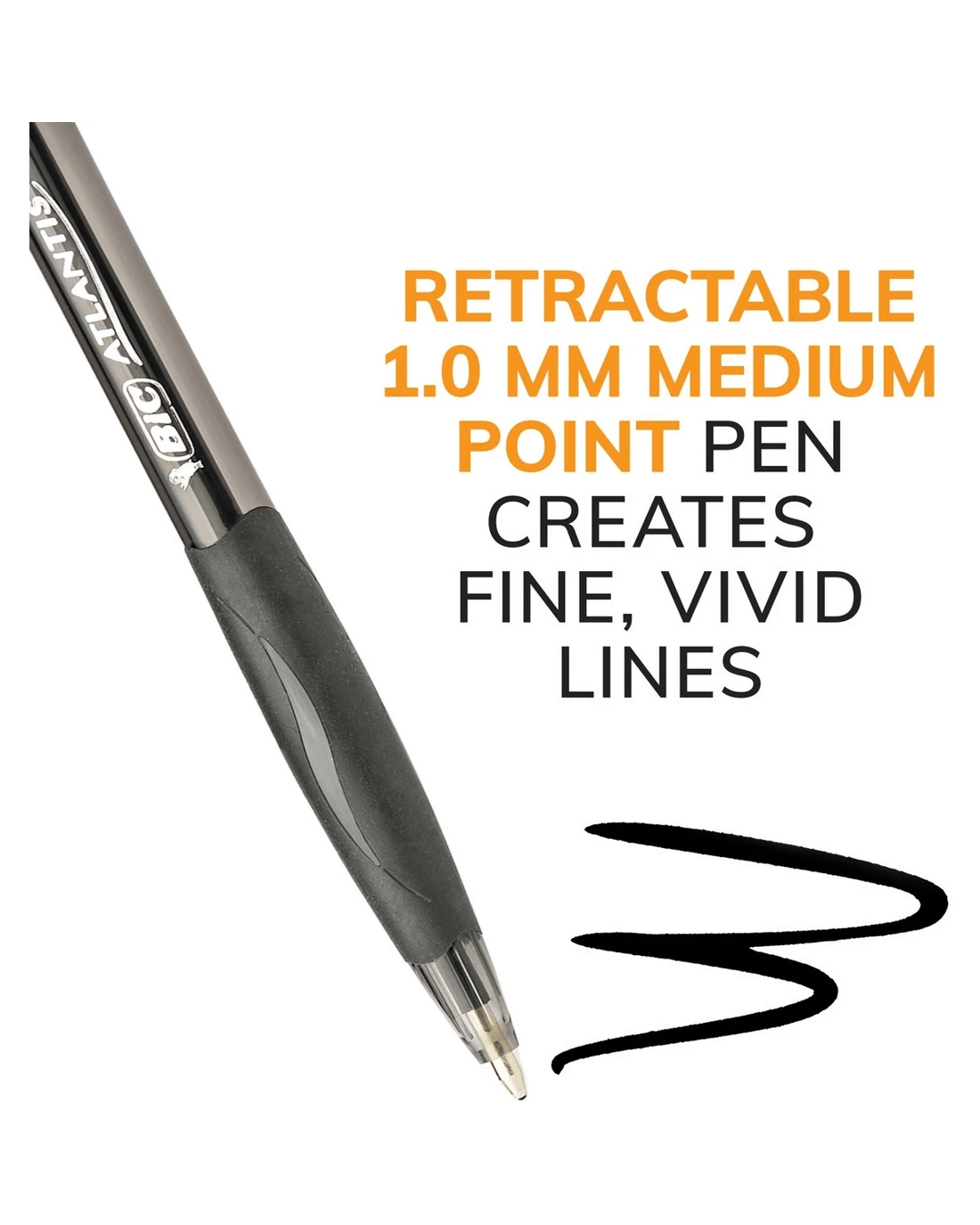 5 4 Pack BIC Atlantis Ball Pens, 5 of 9