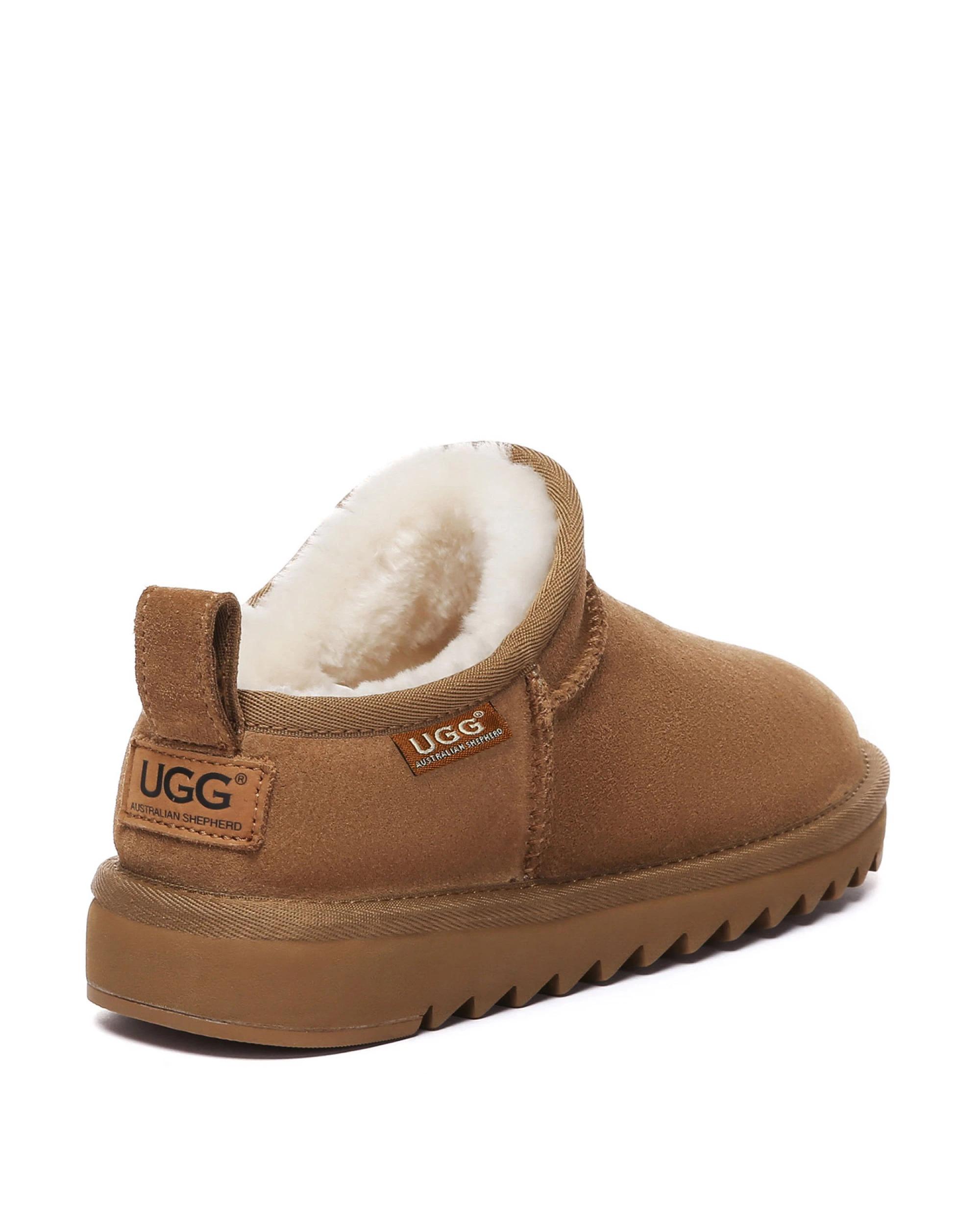 3 Australian Shepherd UGG Unisex Nano Classic Boots CHESTNUT, 3 of 5