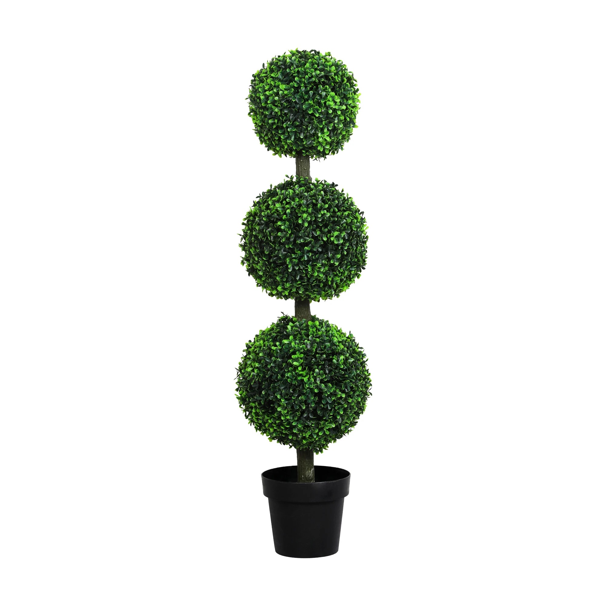 1 Lambu 120cm 3-Ball Topiary Artificial Tree, 1 of 9