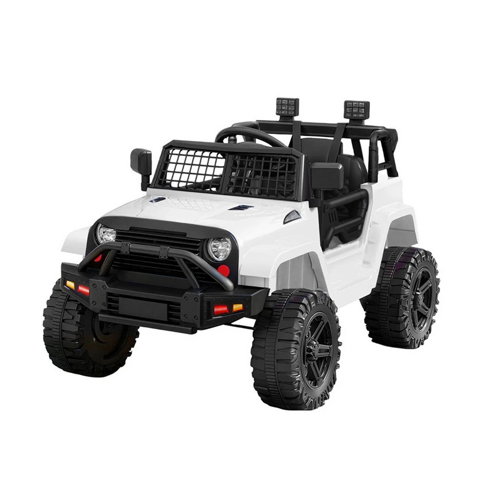 1 Rigo Kids Electric Ride On Car Jeep Toy Cars Remote 12V - White, 1 of 5