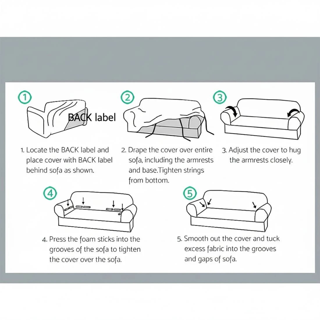 6 Artiss Sofa Cover Couch Covers 3 Seater Velvet Sapphire - Blue, 6 of 7