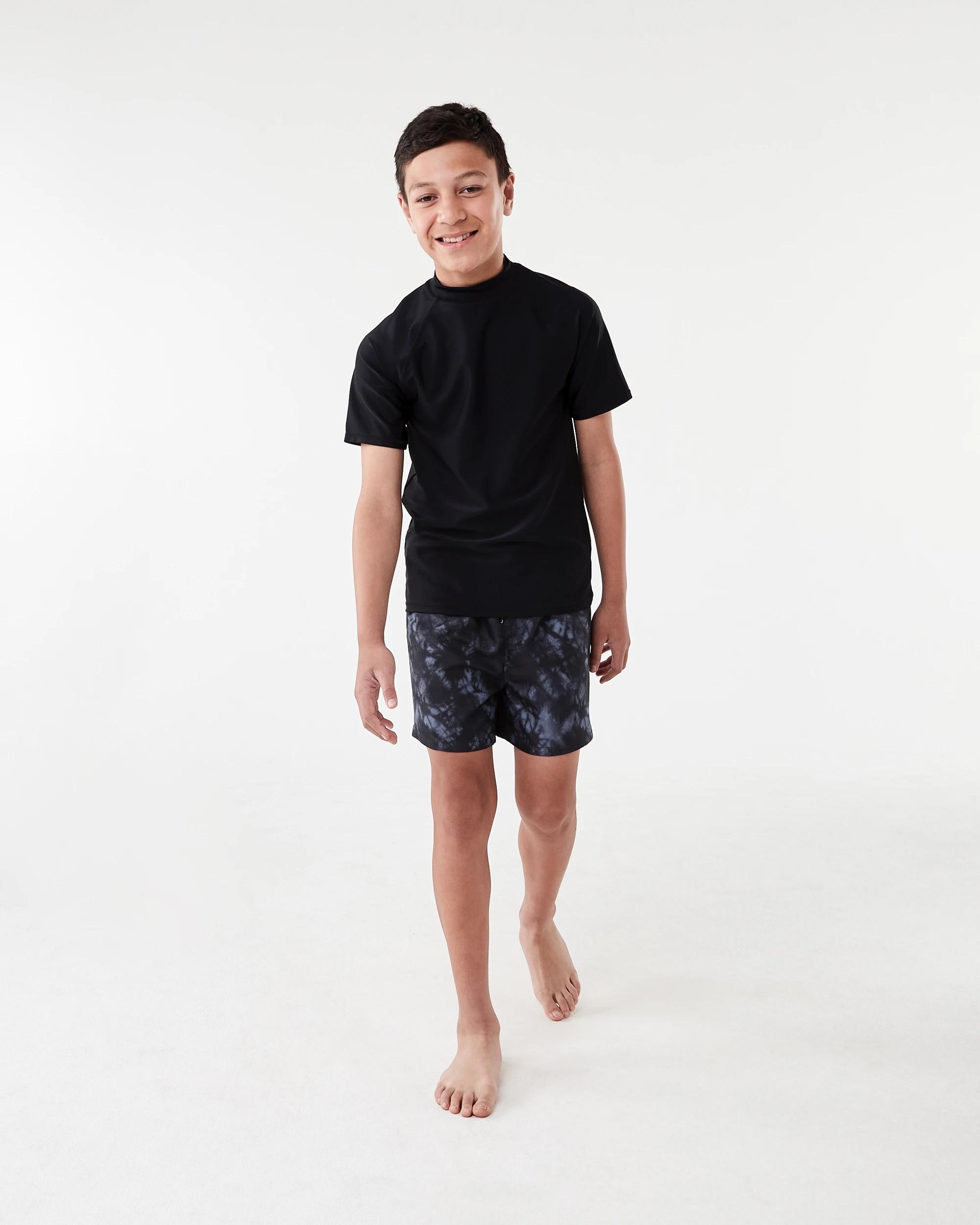 4 Print Swim Shorts GEO WAVE OMBRE DARK MAGNET, 4 of 5