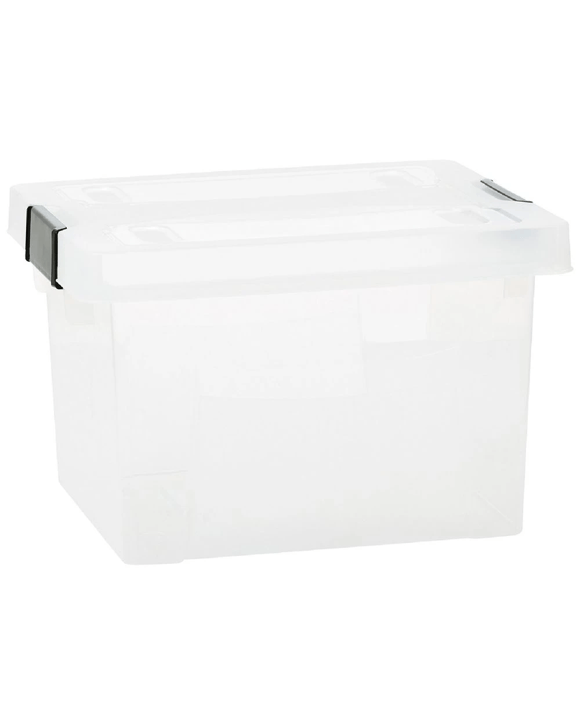 Ezy Storage 30L File Box Clear