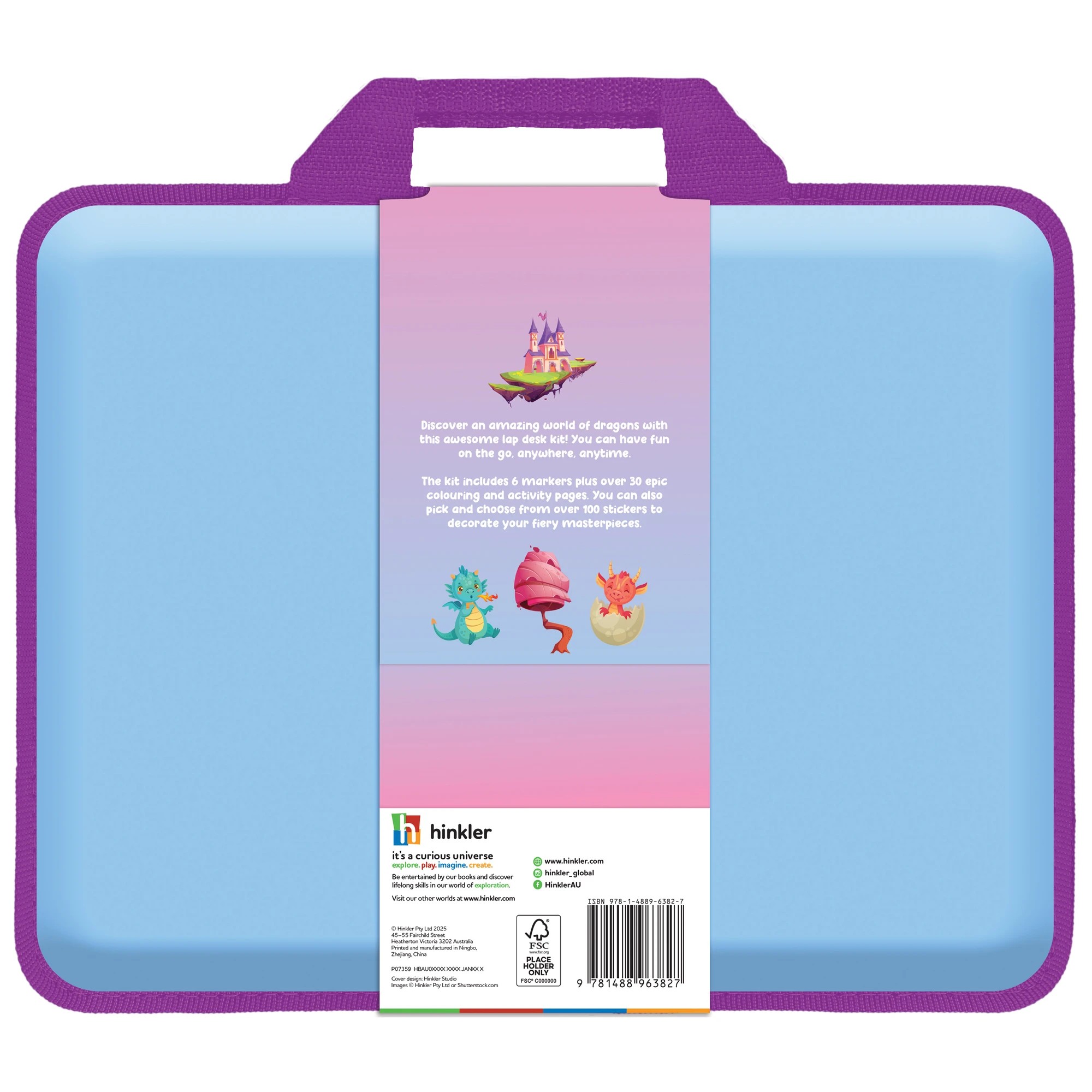 6 Kaleidoscope Colouring: Dragon Kingdom Colour and Activity Set with Lap Desk - Book, 6 of 6
