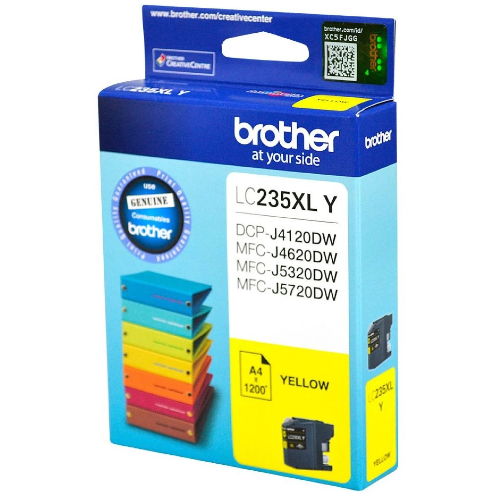 1 Brother LC 235XL Ink Cartridge Yellow, 1 of 3