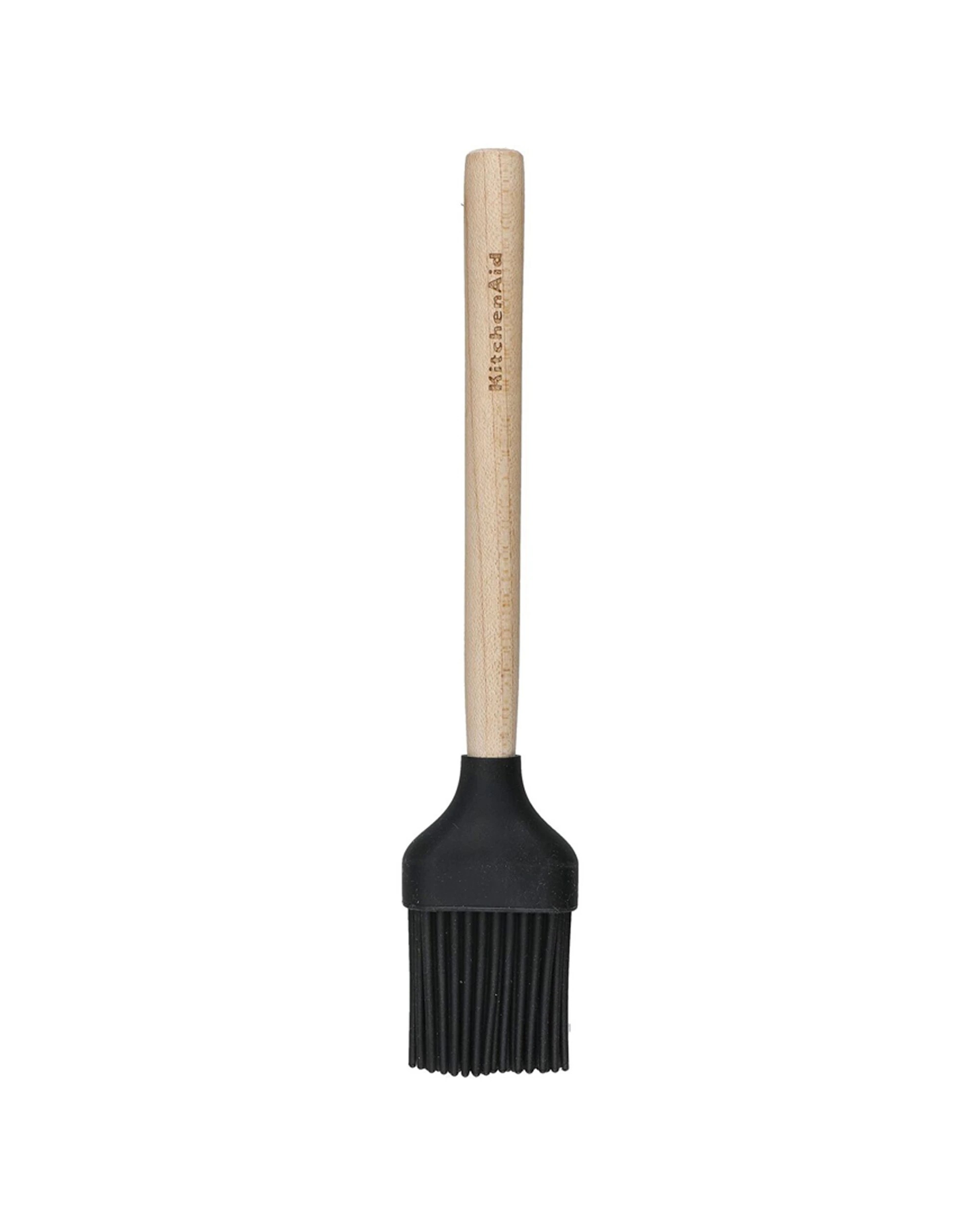 2 KitchenAid 3PK Silicone Mini Pastry Brush With Maple Wood Handle  30cm Kitchen Utensils Set - Multi, 2 of 3