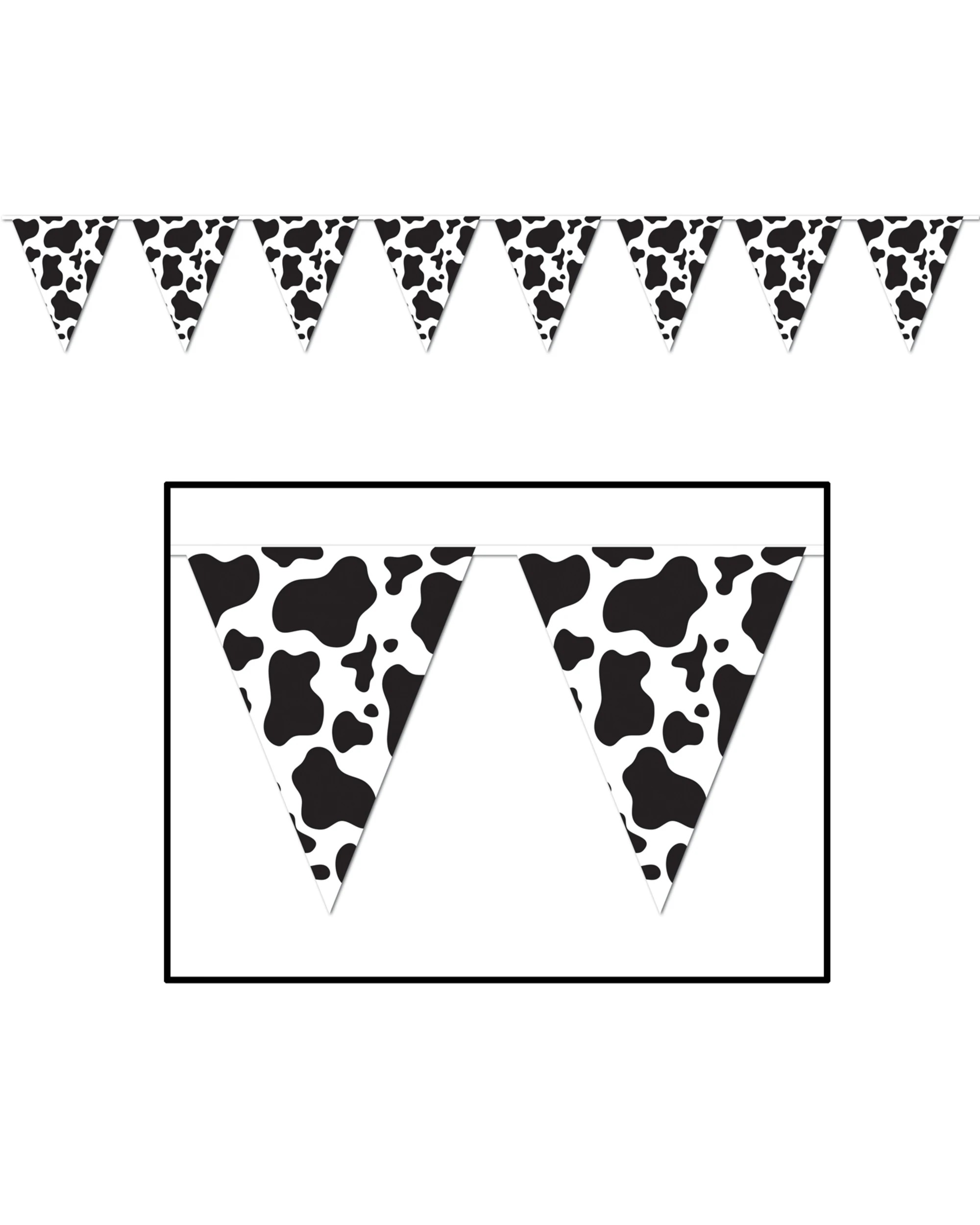 1 Beistle Cow Print Flag Banner, 1 of 1