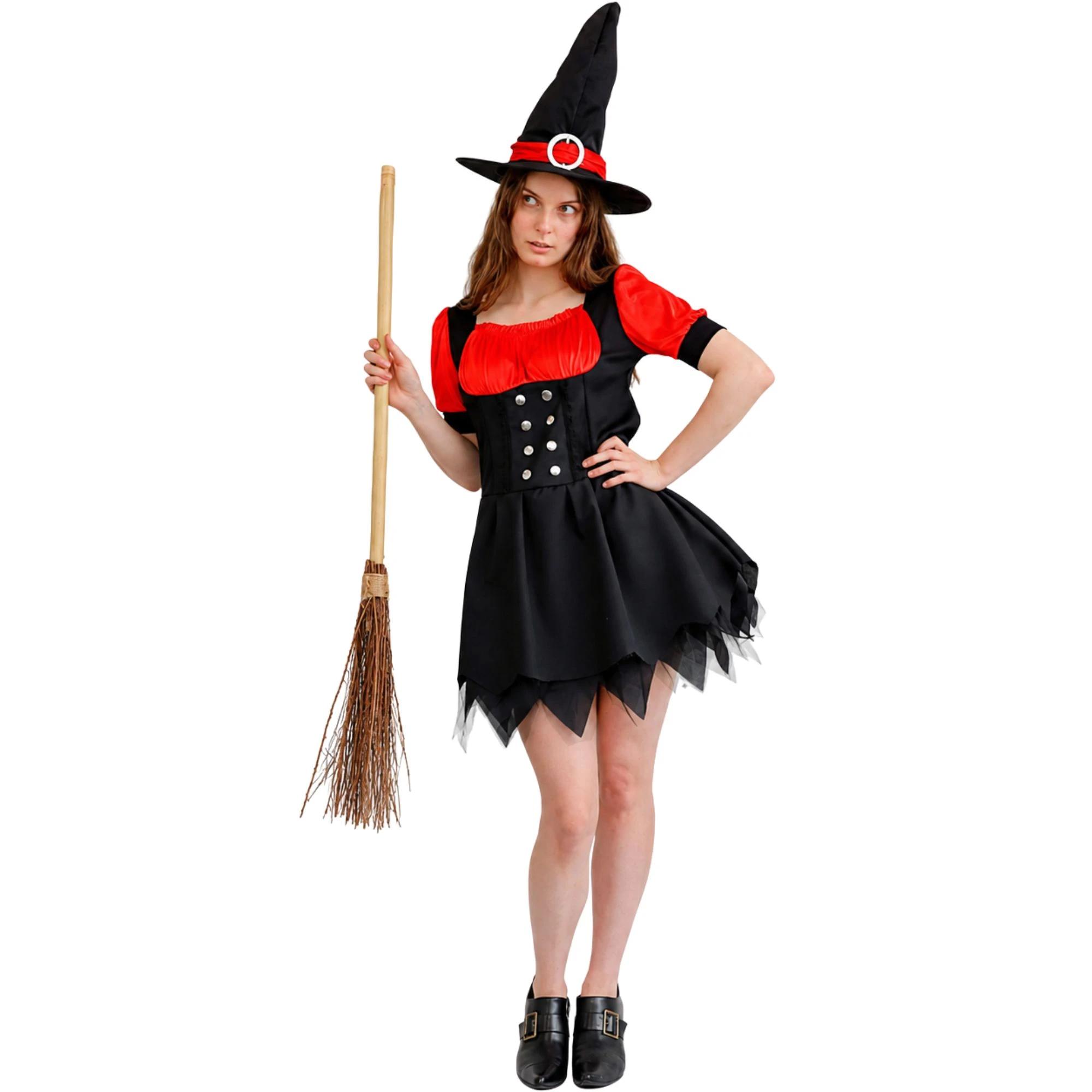 1 Tomfoolery Women's Sexy Witch Costume BLACK, 1 of 4