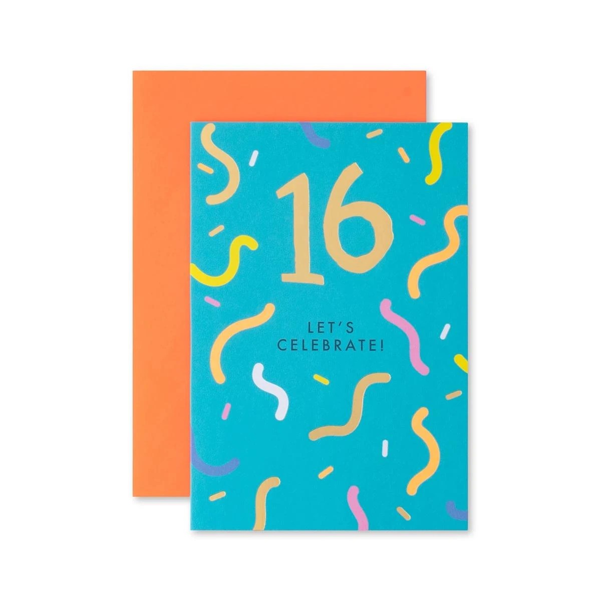 1 Connections from Hallmark 16th Birthday Card - Let's Celebrate!, 1 of 3