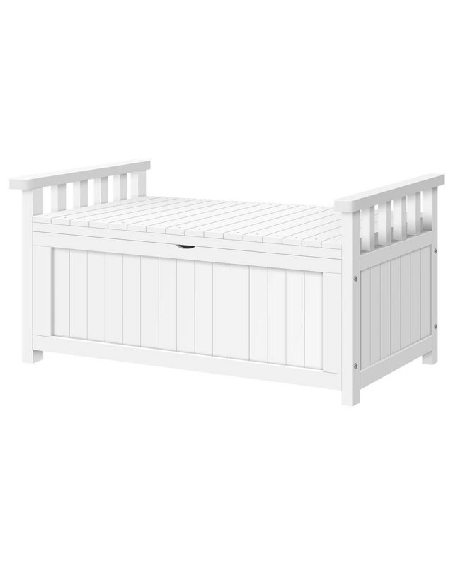 Alfordson Outdoor Storage Box Wooden Garden Bench Chest Tool Sheds L - W