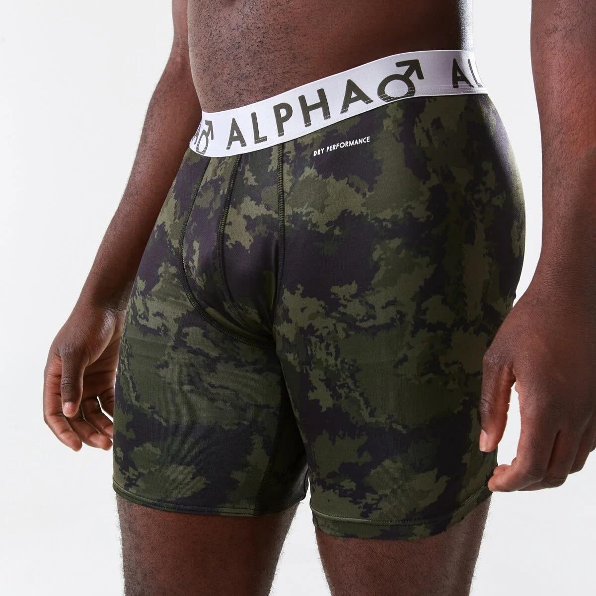 2 Long Leg Printed Sports Trunks NIGHT CAMO, 2 of 5