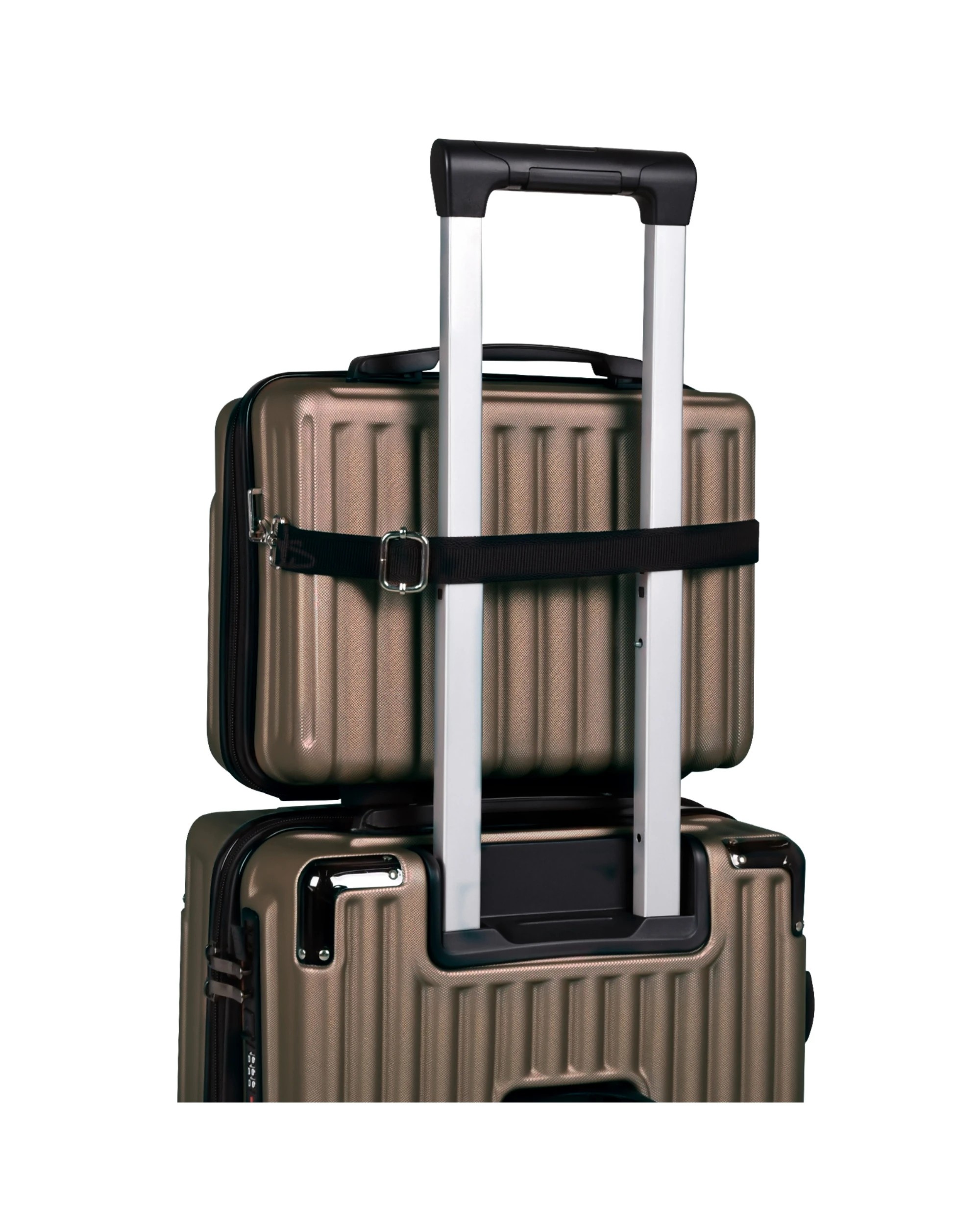 2 Advwin 2 Pcs Luggage Set with Cup Holder - Brown, 2 of 10
