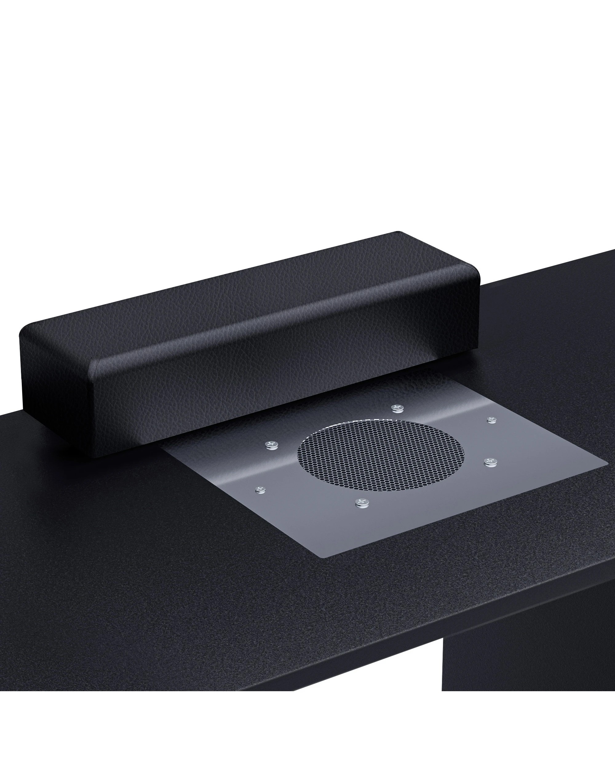 3 Advwin Manicure Table Dust with Dust Collector LED Light Charging Station - Black, 3 of 7