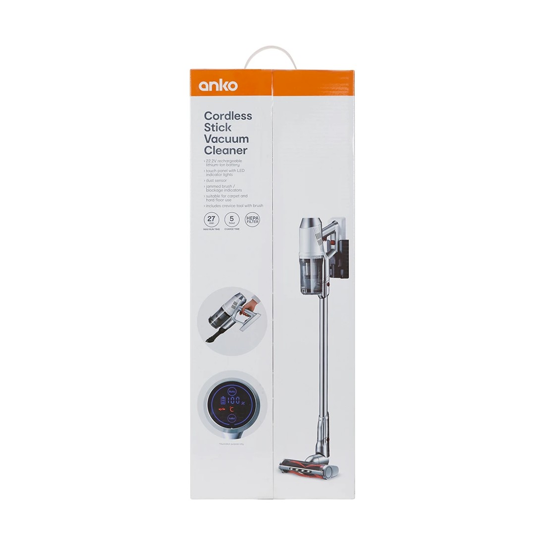 9 Cordless Stick Cleaner - White, 9 of 11