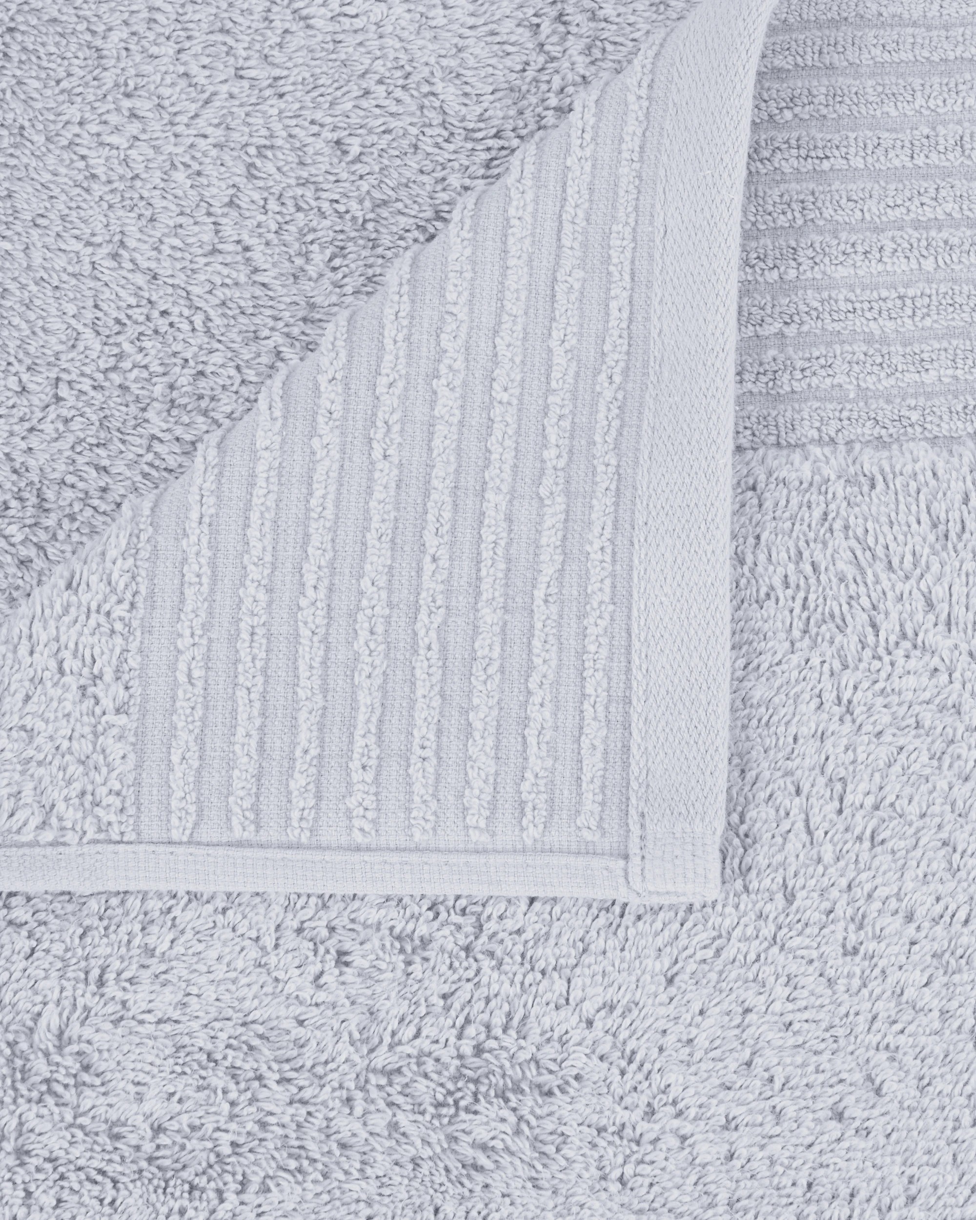 2 Edan Cotton Bath Sheet - Silver Look, 2 of 5