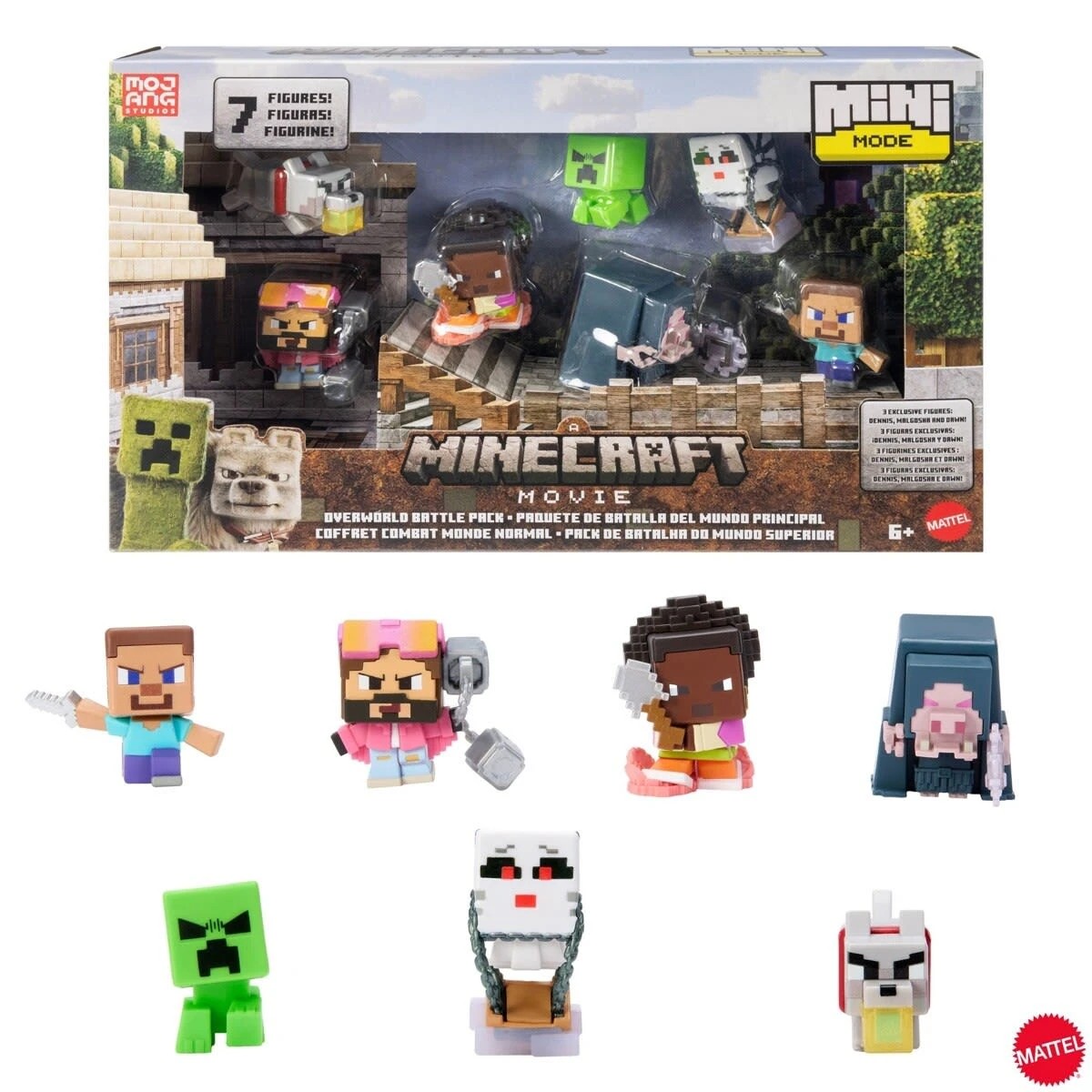 1 A Minecraft Movie Mini Mode Overworld Battle Pack, 1 of 5