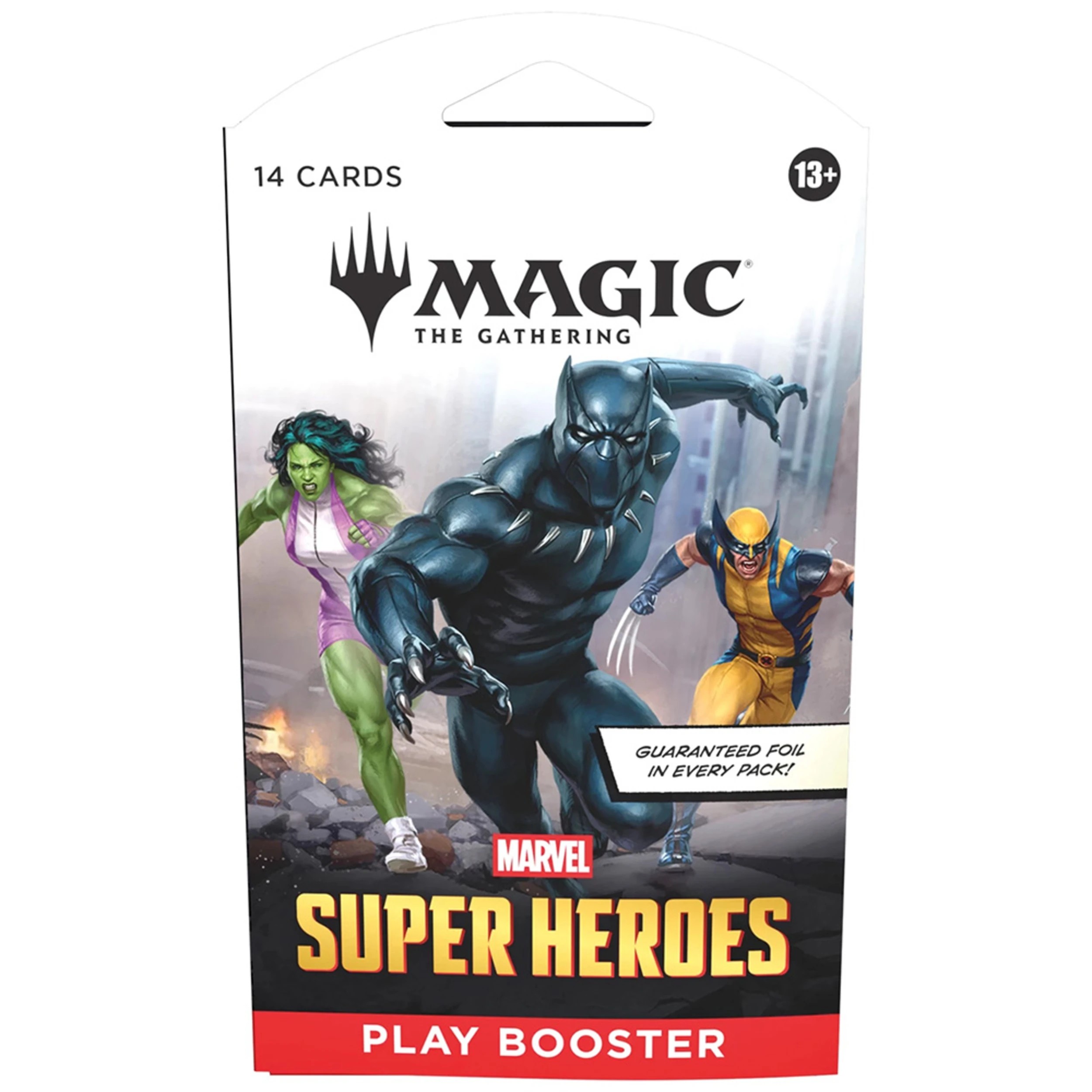 1 Magic The Gathering Marvel Super Heroes Play Booster Pack - Multi, 1 of 1