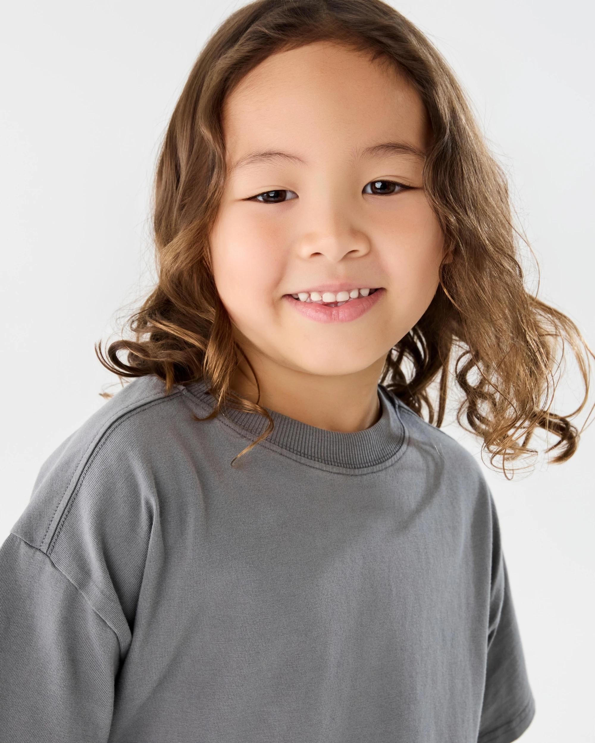 3 Oversized Washed T-shirt Gry Castle, 3 of 7
