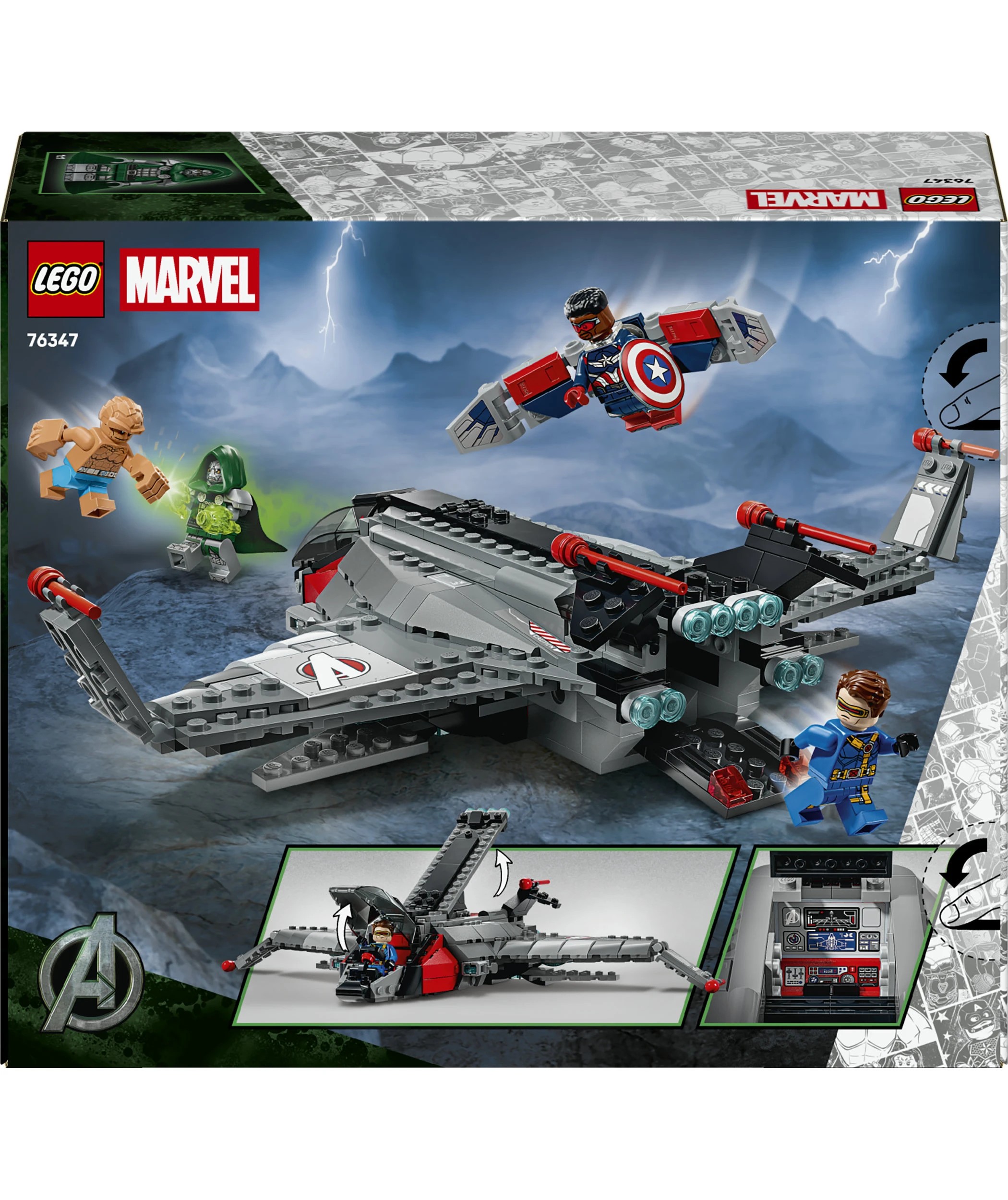 10 LEGO Super Heroes Marvel Avengers: Doomsday Quinjet 76347, 10 of 10