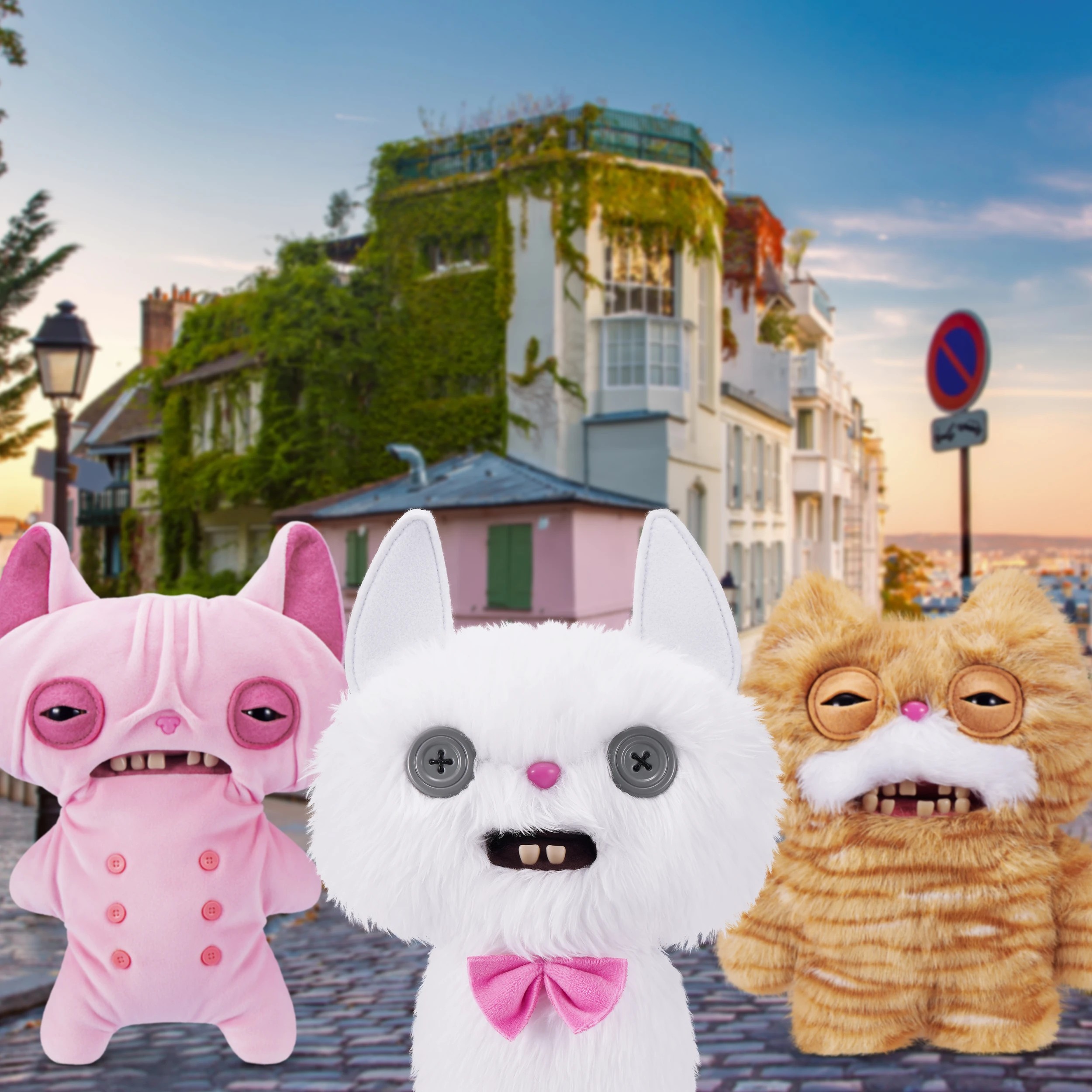 3 23cm Zuru Fuggler Alley Cats Plush Toy - Assorted, 3 of 8