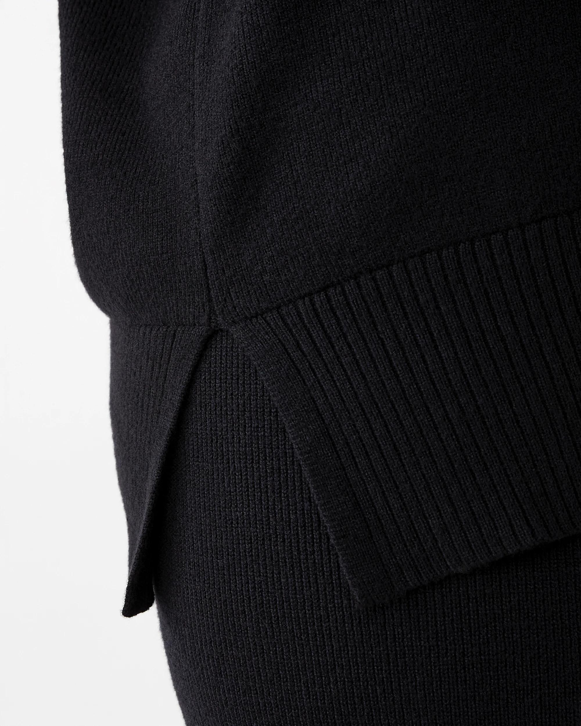 6 Compact Polo Jumper Black, 6 of 8