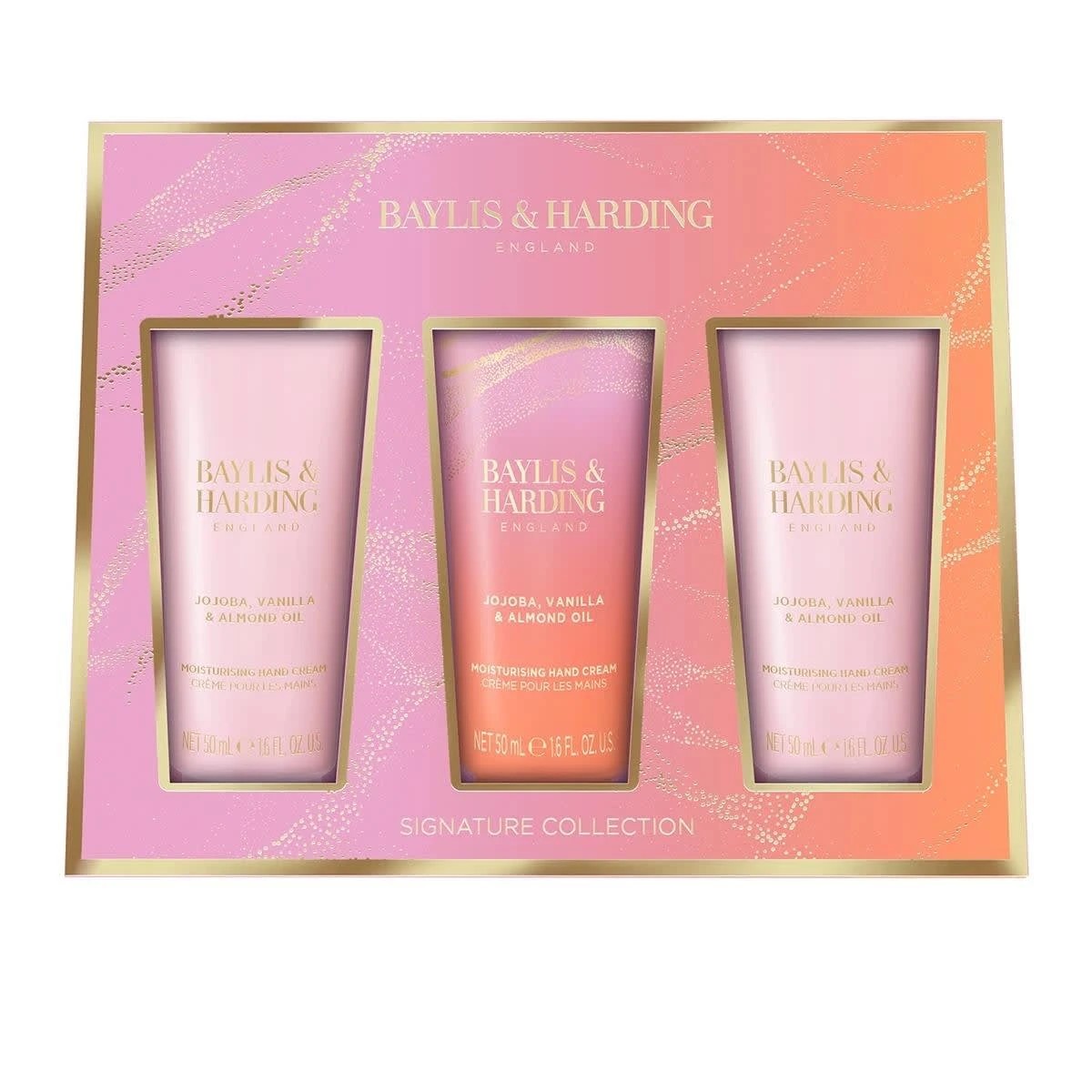 1 Baylis & Harding Signature Collection Hand Trio - Jojoba, Vanilla and Almond Oil, 1 of 4