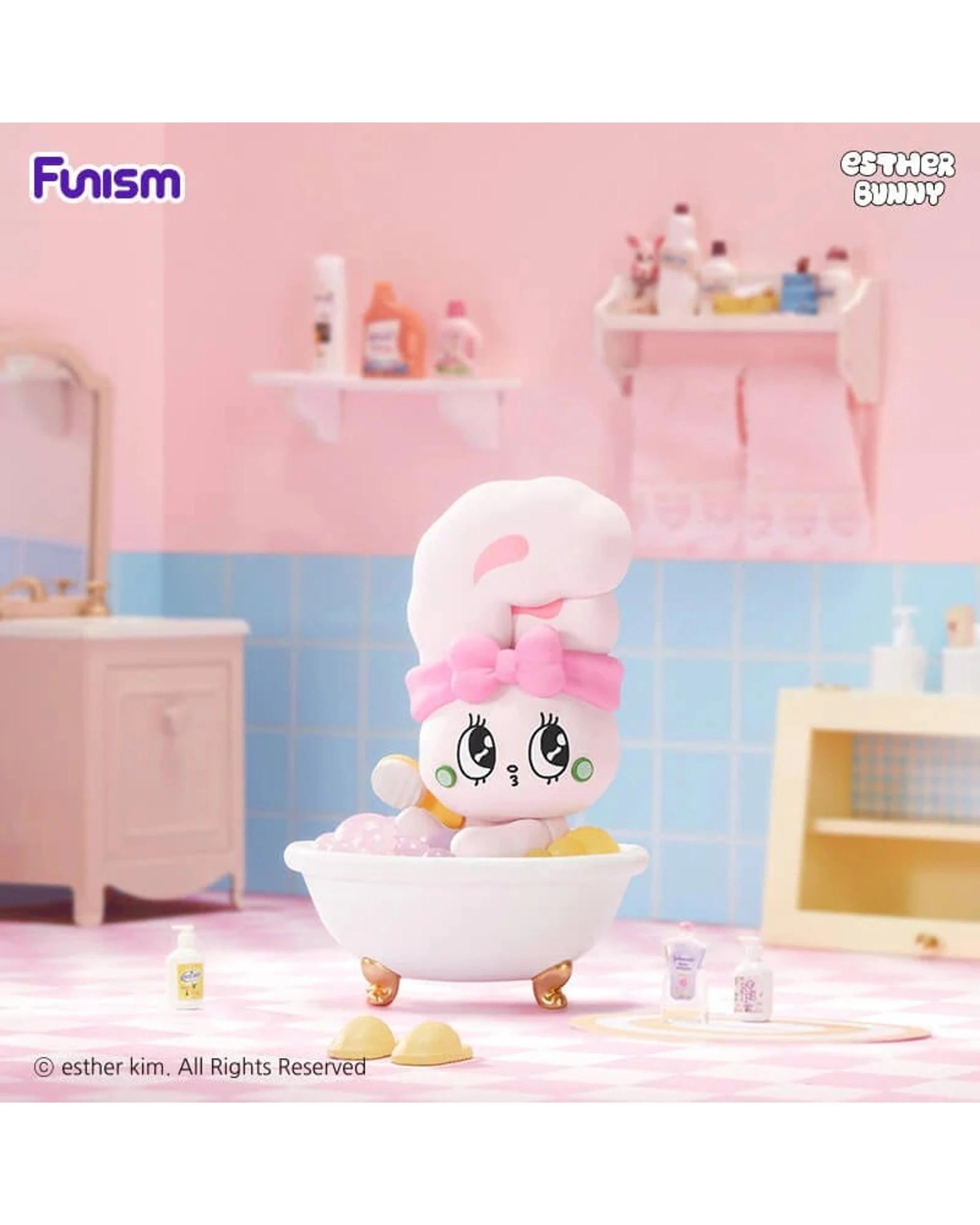 3 Funism Esther Bunny Young Blossom Series Figures Blind Box, 3 of 10