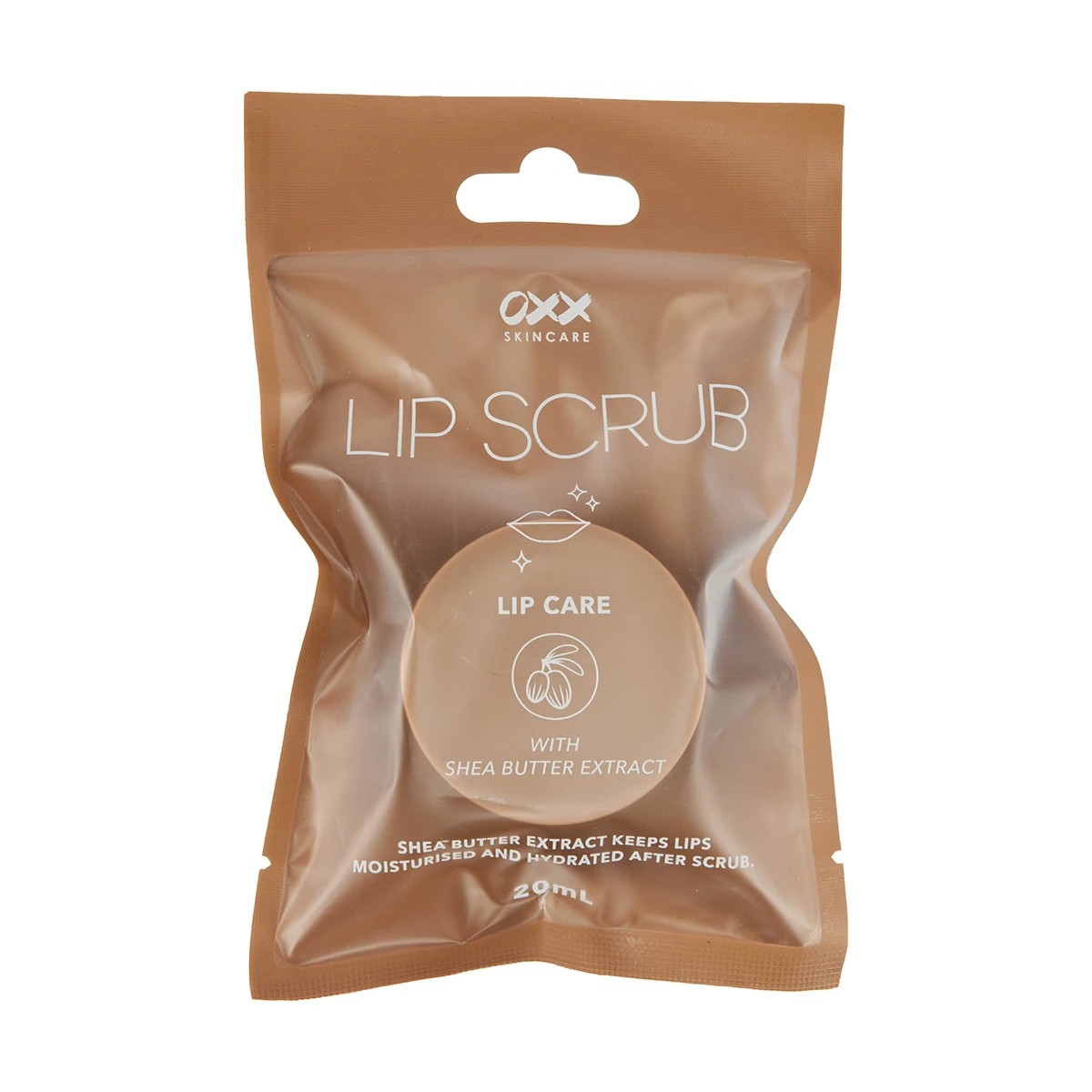 1 OXX Skincare Lip Scrub 20ml - Shea Butter Extract, 1 of 5