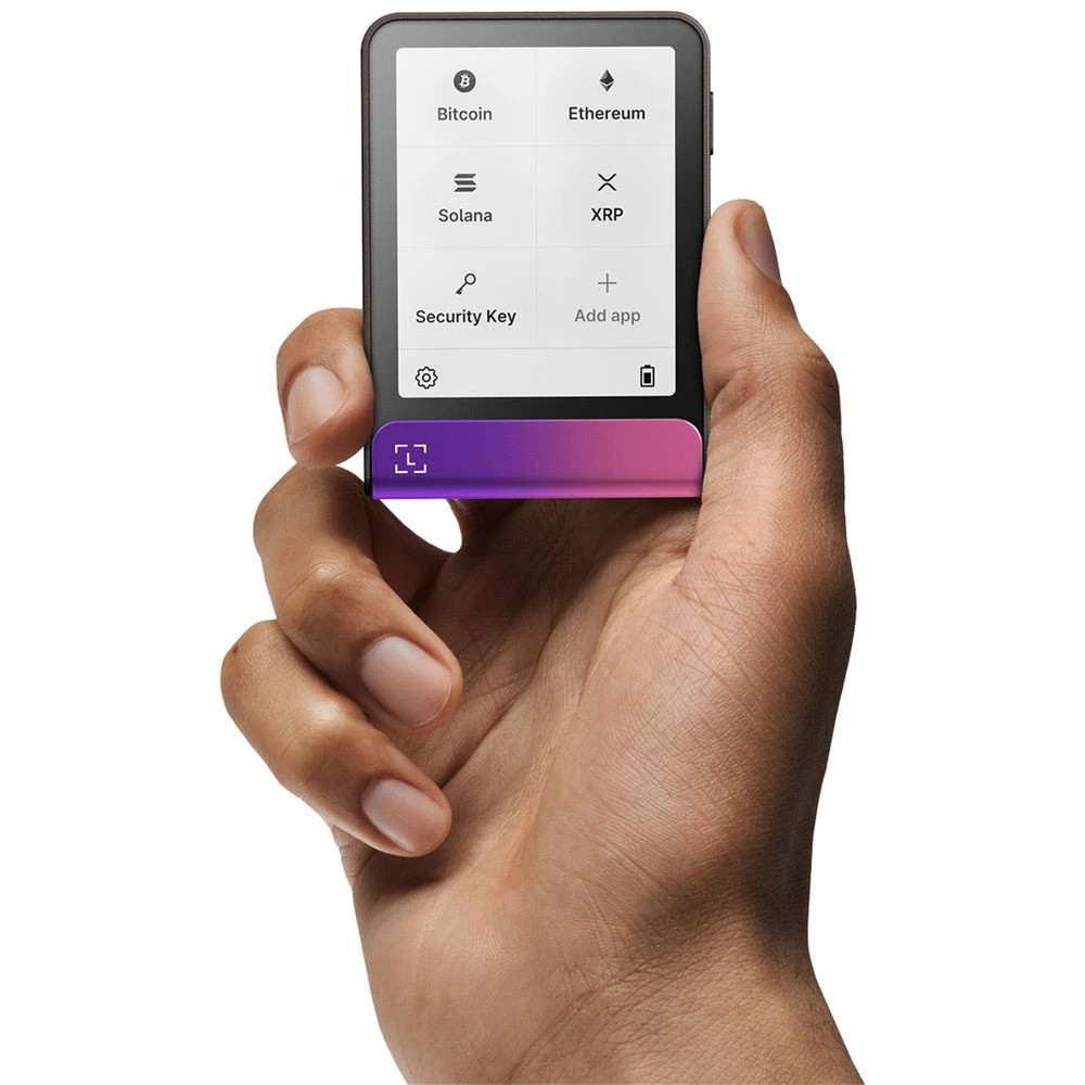 7 Ledger Flex Crypto Wallet with Recovery Key Crimson Magenta, 7 of 9